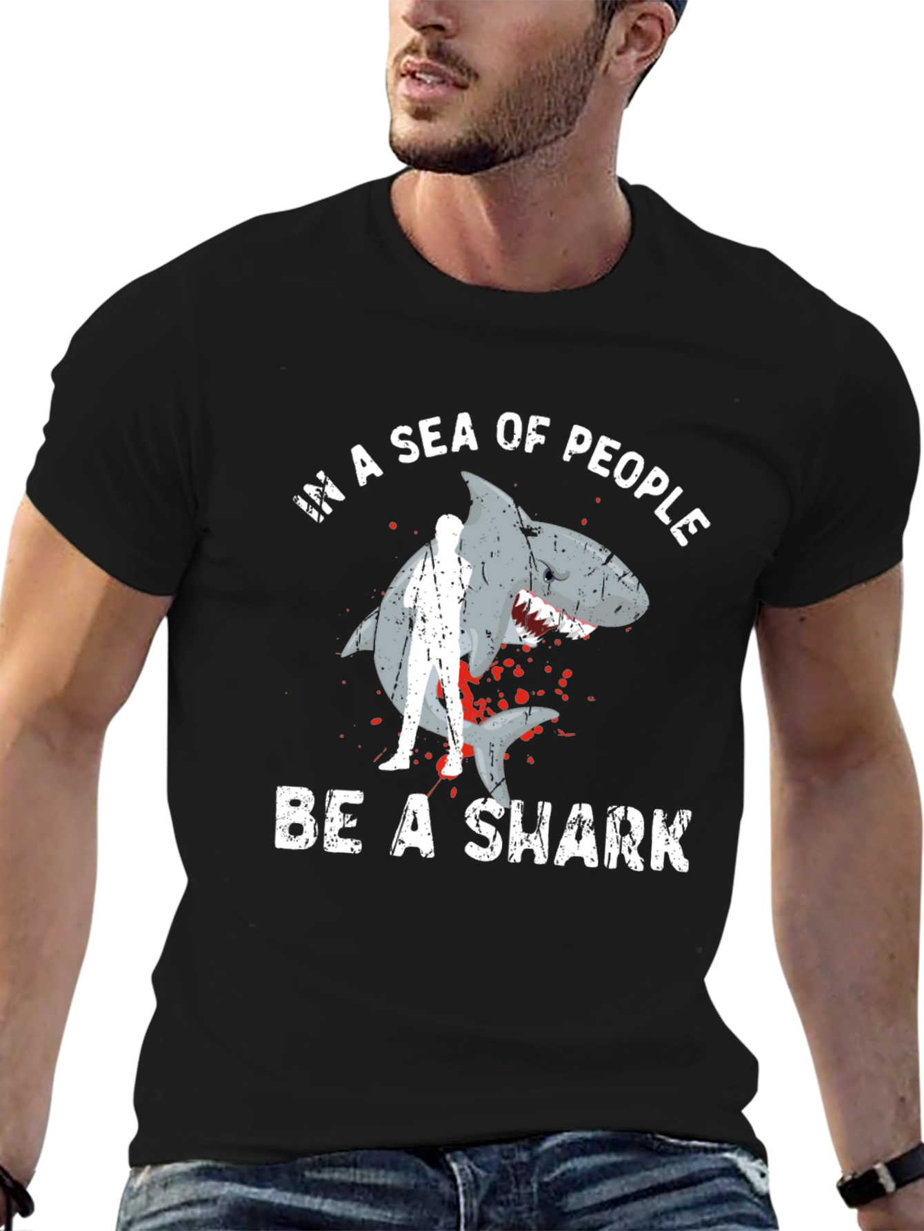 Be A Shark Graphic Tee