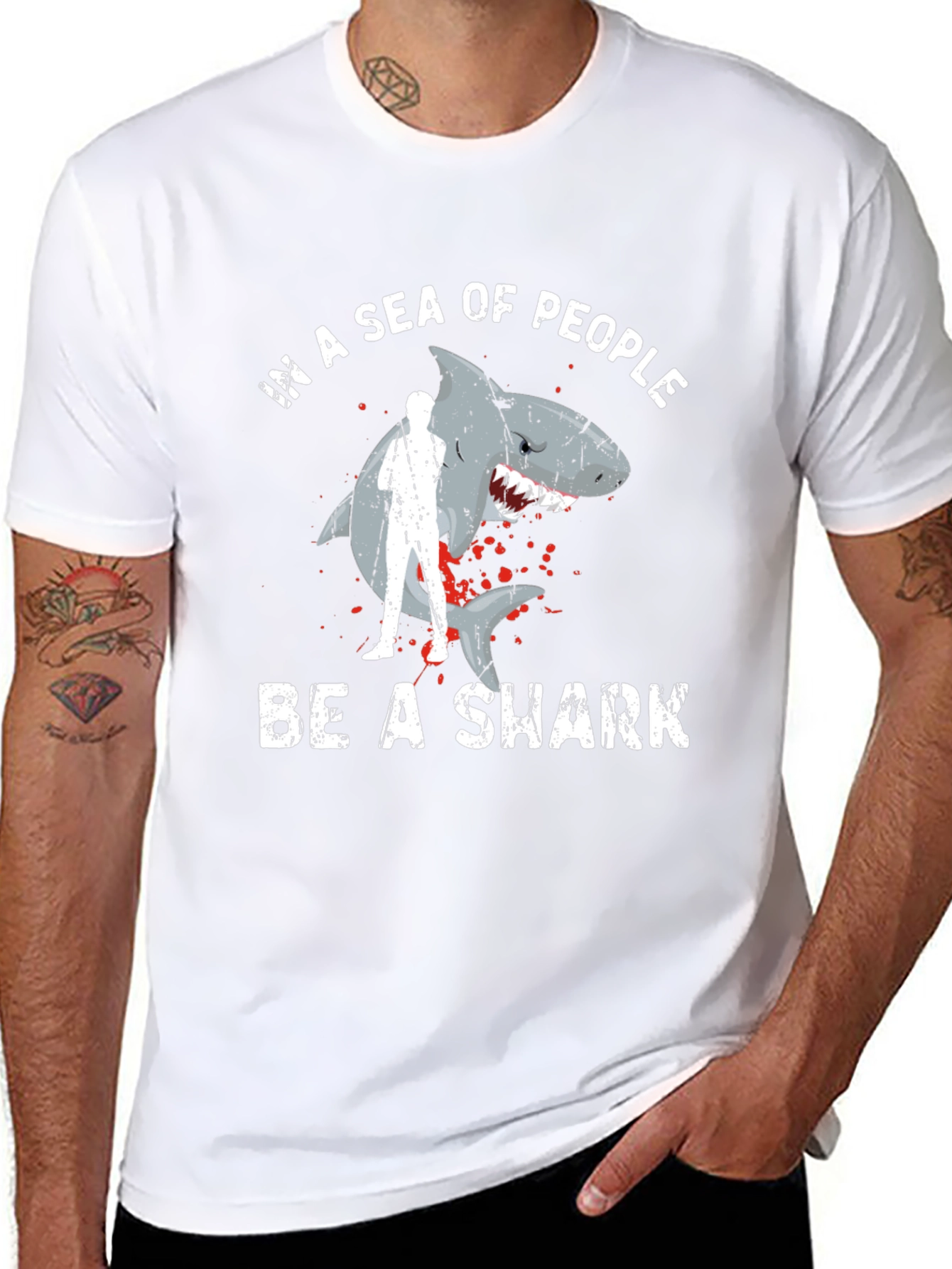 Be A Shark Graphic Tee