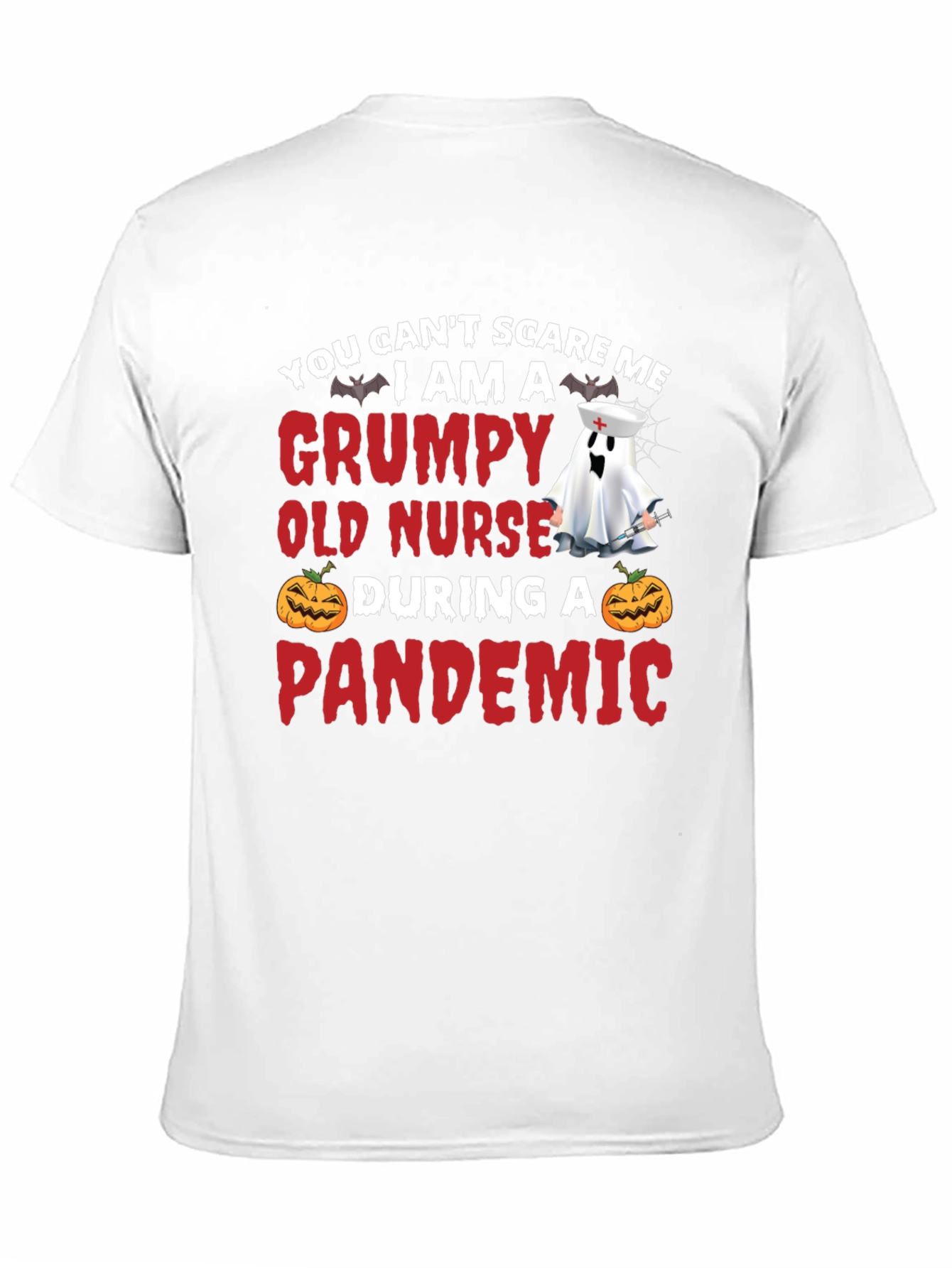 Grumpy Nurse Pandemic T-Shirt - Halloween Nurse Tee