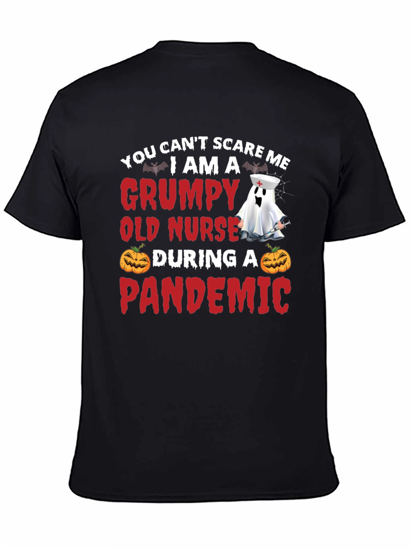 Grumpy Nurse Pandemic T-Shirt - Halloween Nurse Tee