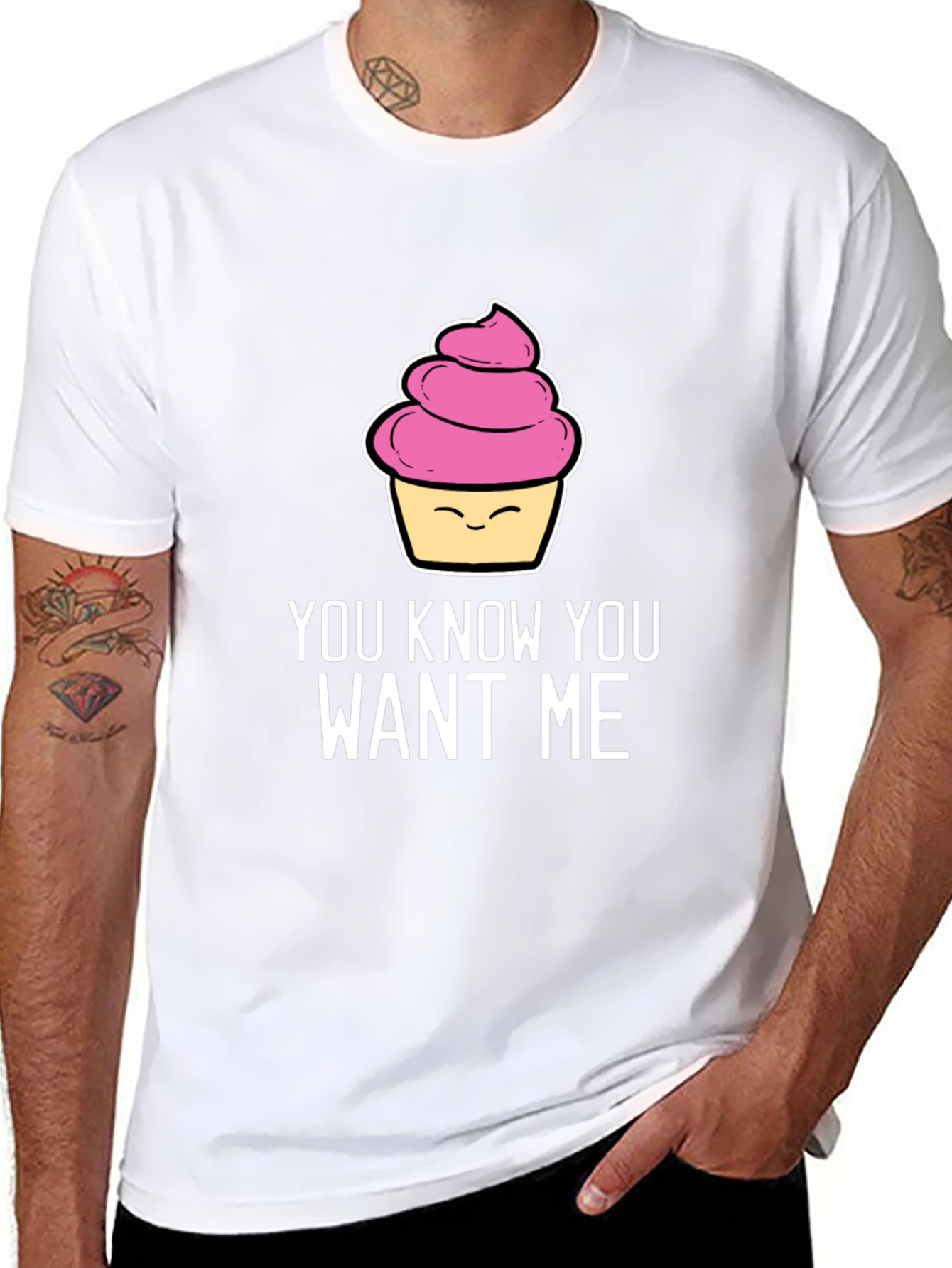 Funny Cupcake T-Shirt - You Know You Want Me
