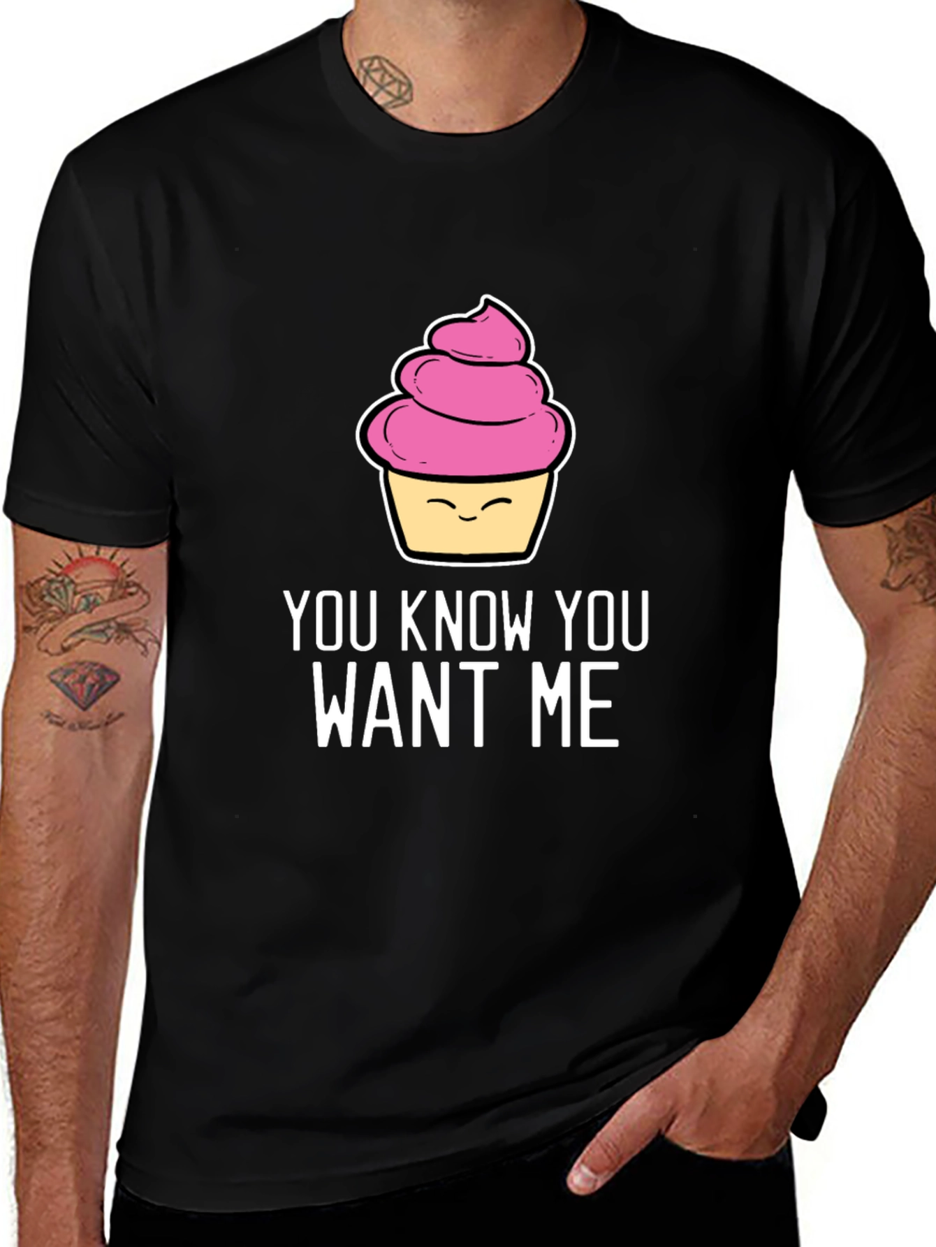 Funny Cupcake T-Shirt - You Know You Want Me
