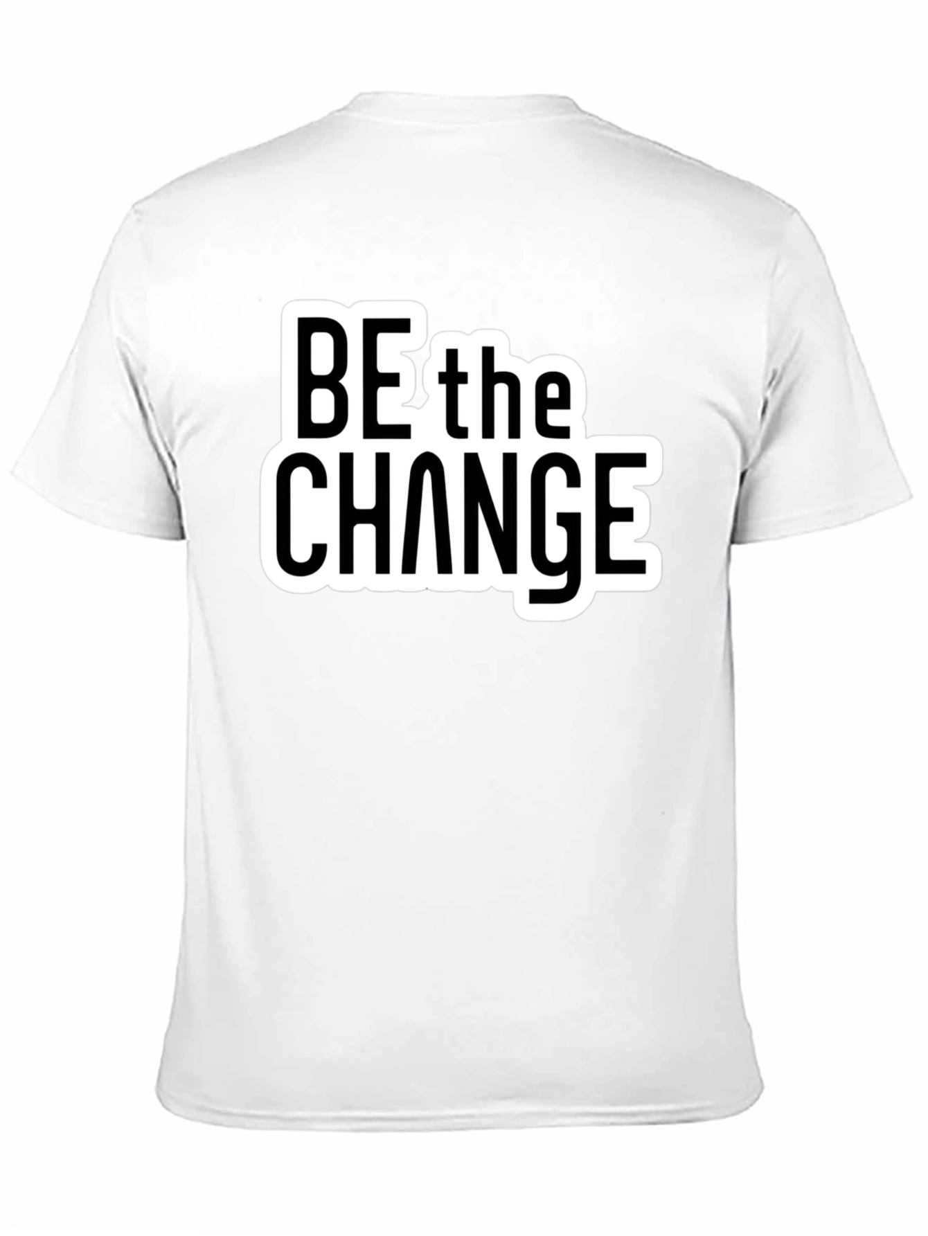 Be the Change Graphic Black T-Shirt
