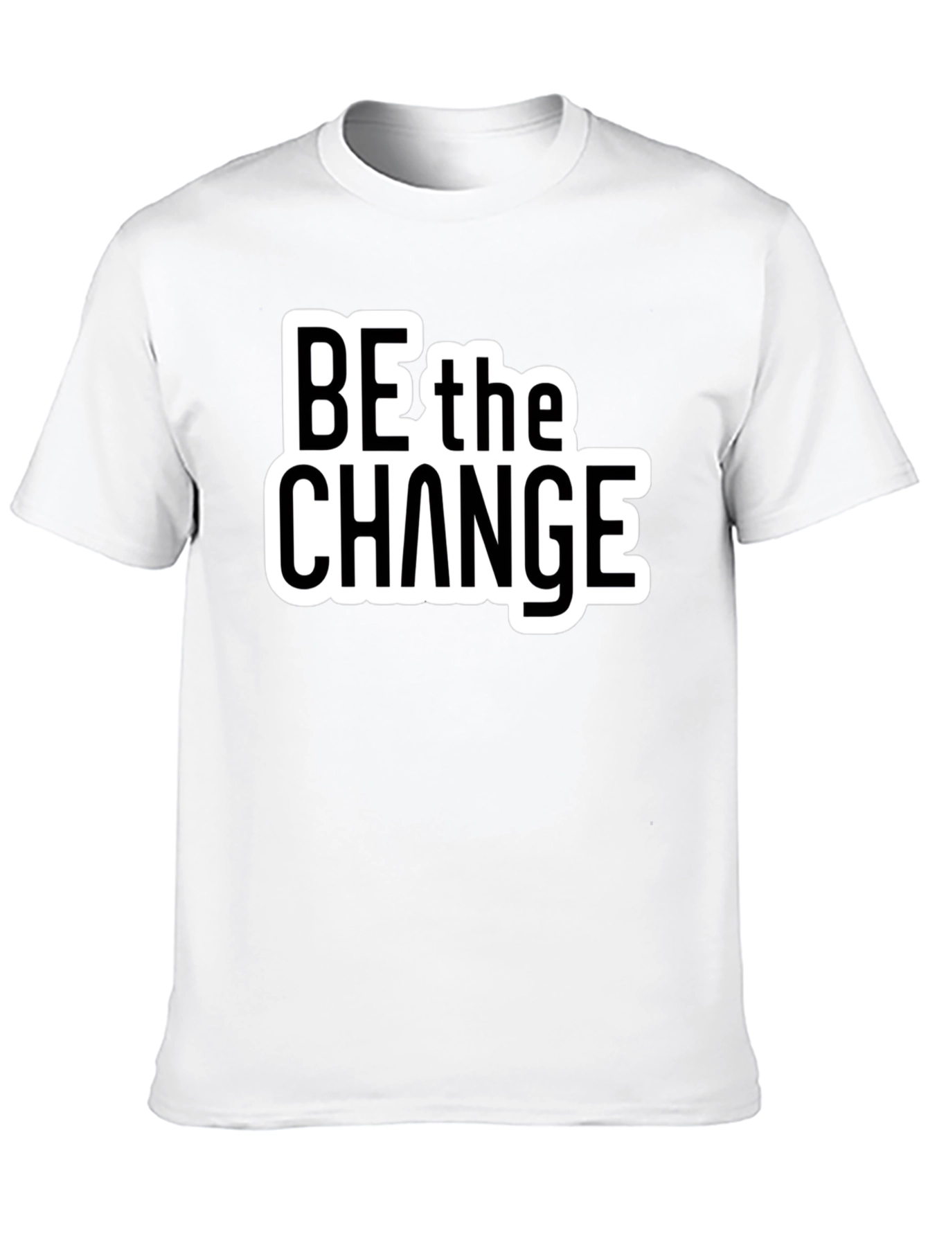 Be the Change Graphic Black T-Shirt