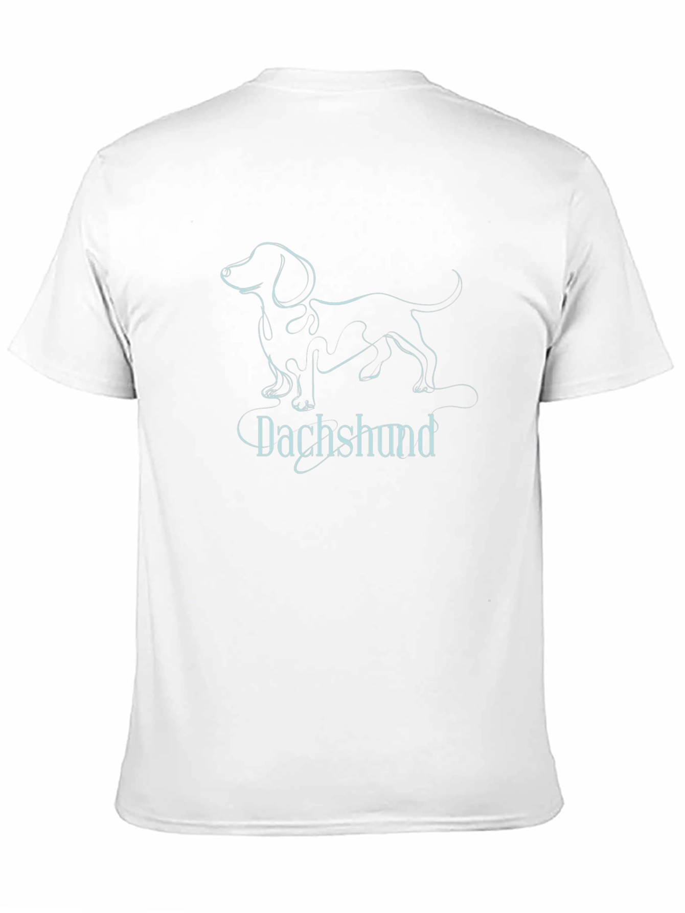 Dachshund Line Art T-Shirt - Stylish Pet Lover Tee