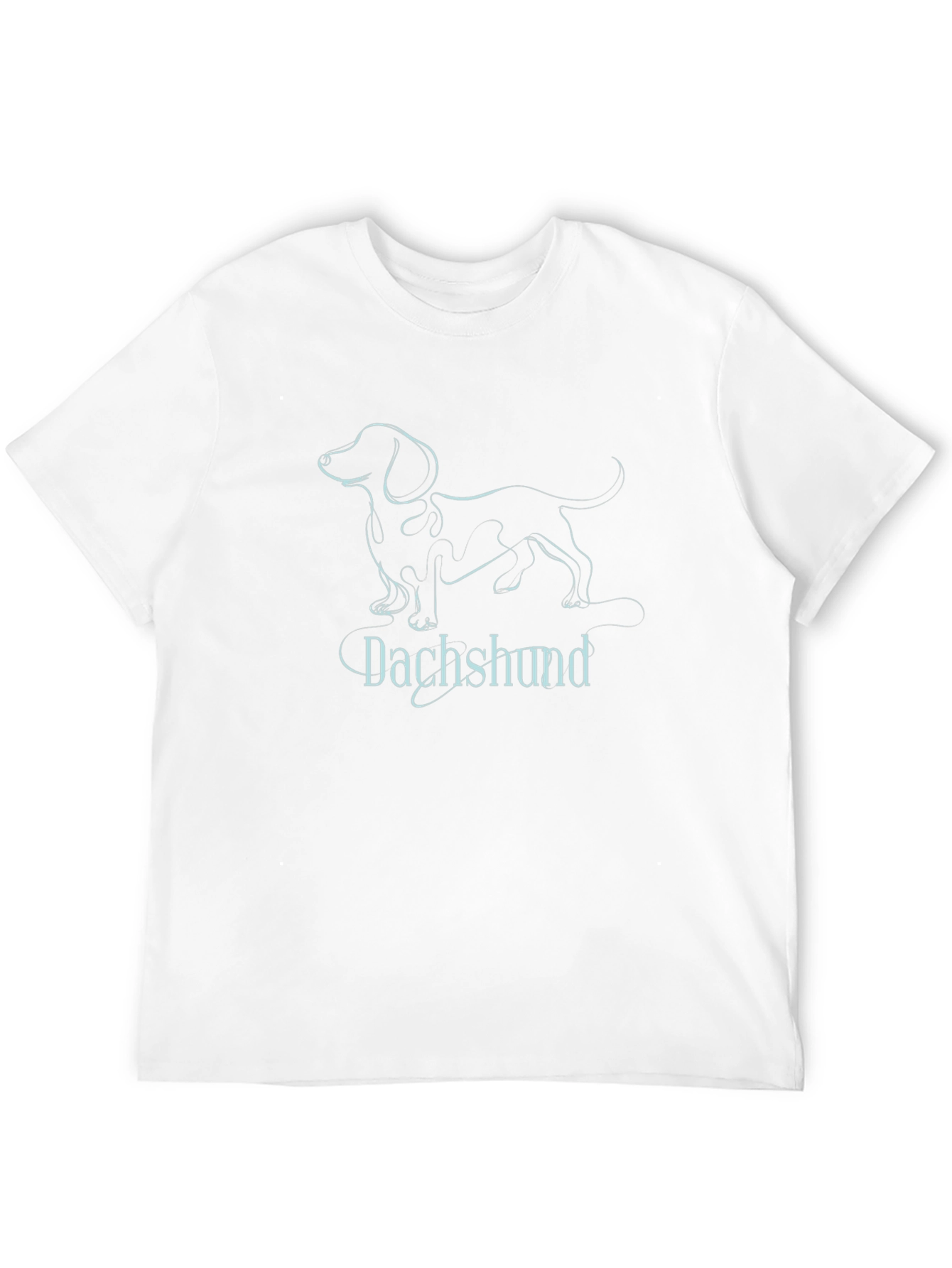 Dachshund Line Art T-Shirt - Stylish Pet Lover Tee