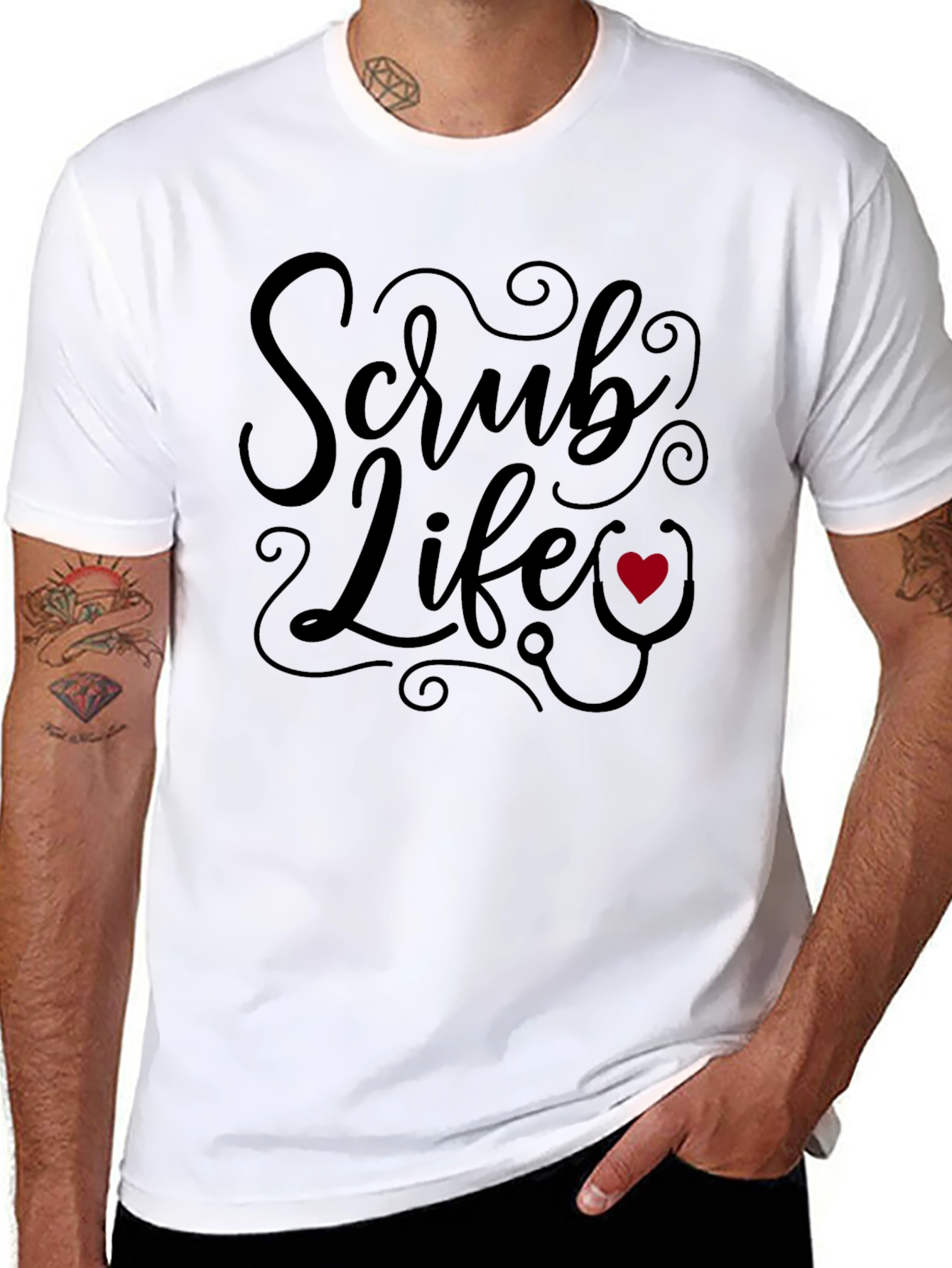 Scrub Life Graphic Tee - Medical Staff Shirt