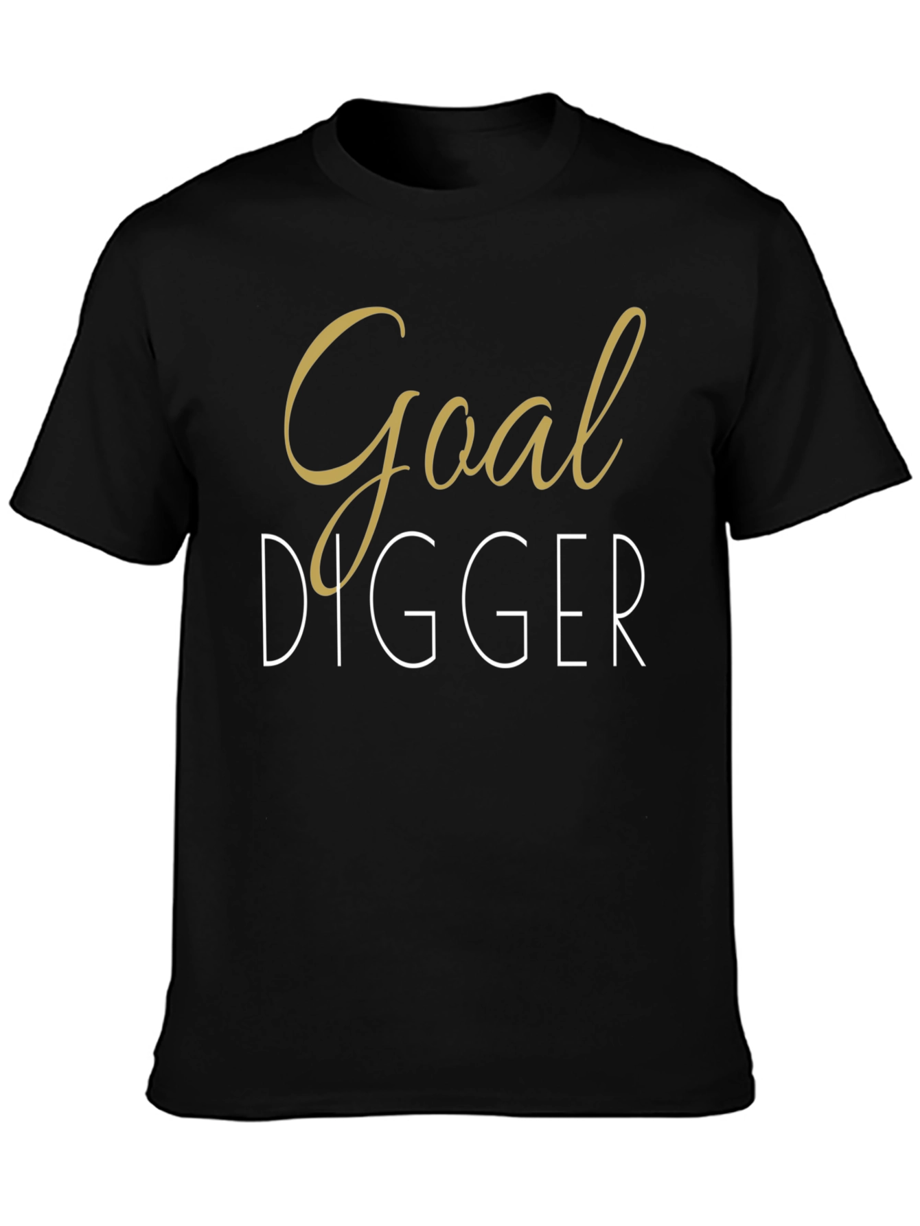 Goal Digger Black Graphic Tee
