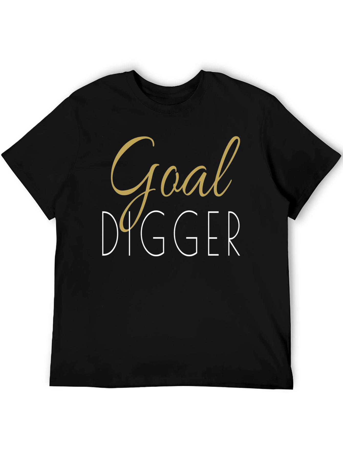 Goal Digger Black Graphic Tee