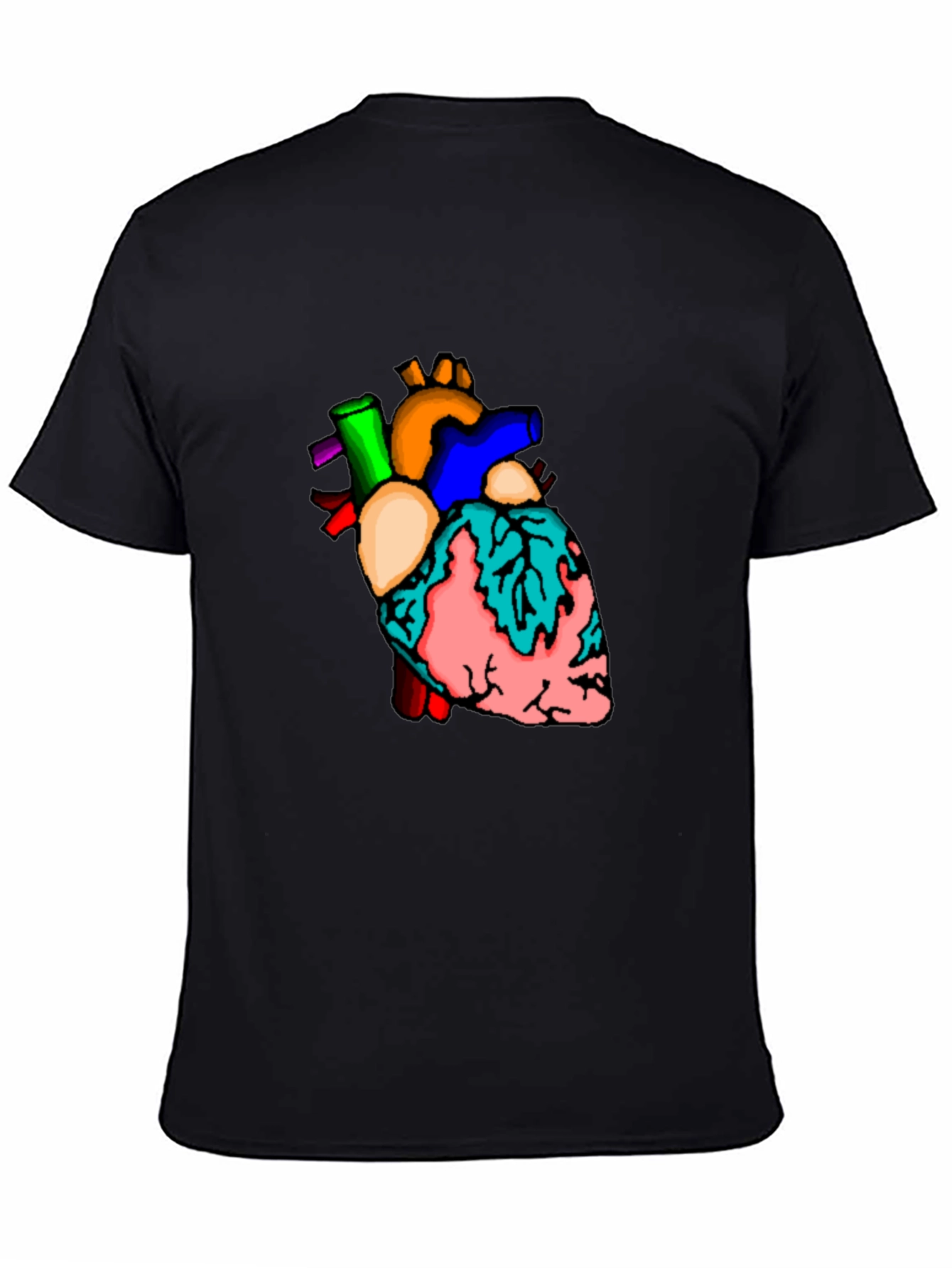 Anatomical Heart Graphic T-Shirt - Unique Design