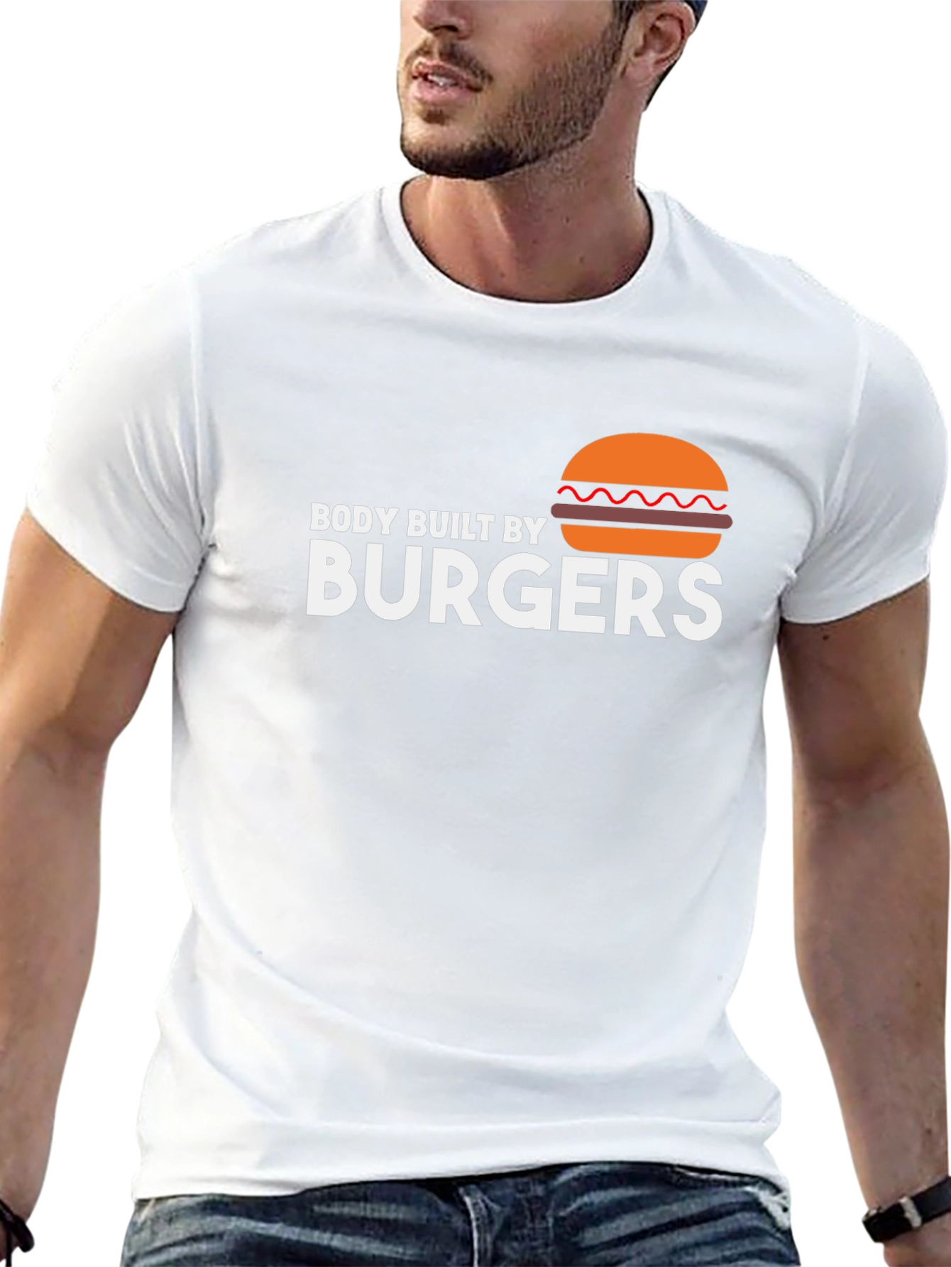 Body Built by Burgers Graphic T-Shirt