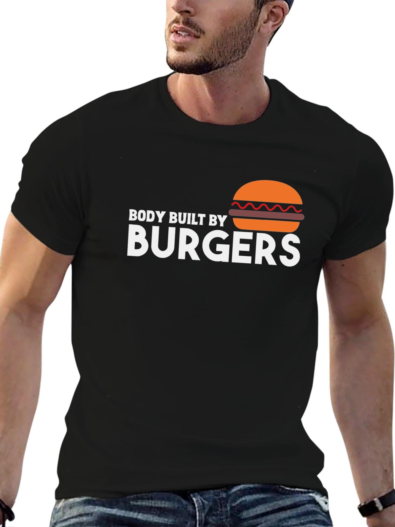 Body Built by Burgers Graphic T-Shirt