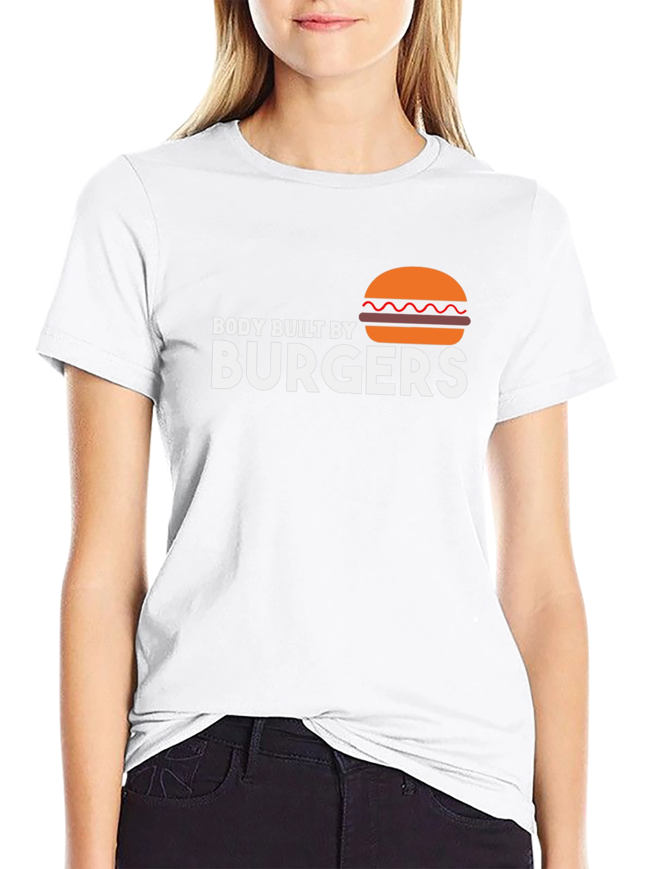 Body Built by Burgers Graphic T-Shirt