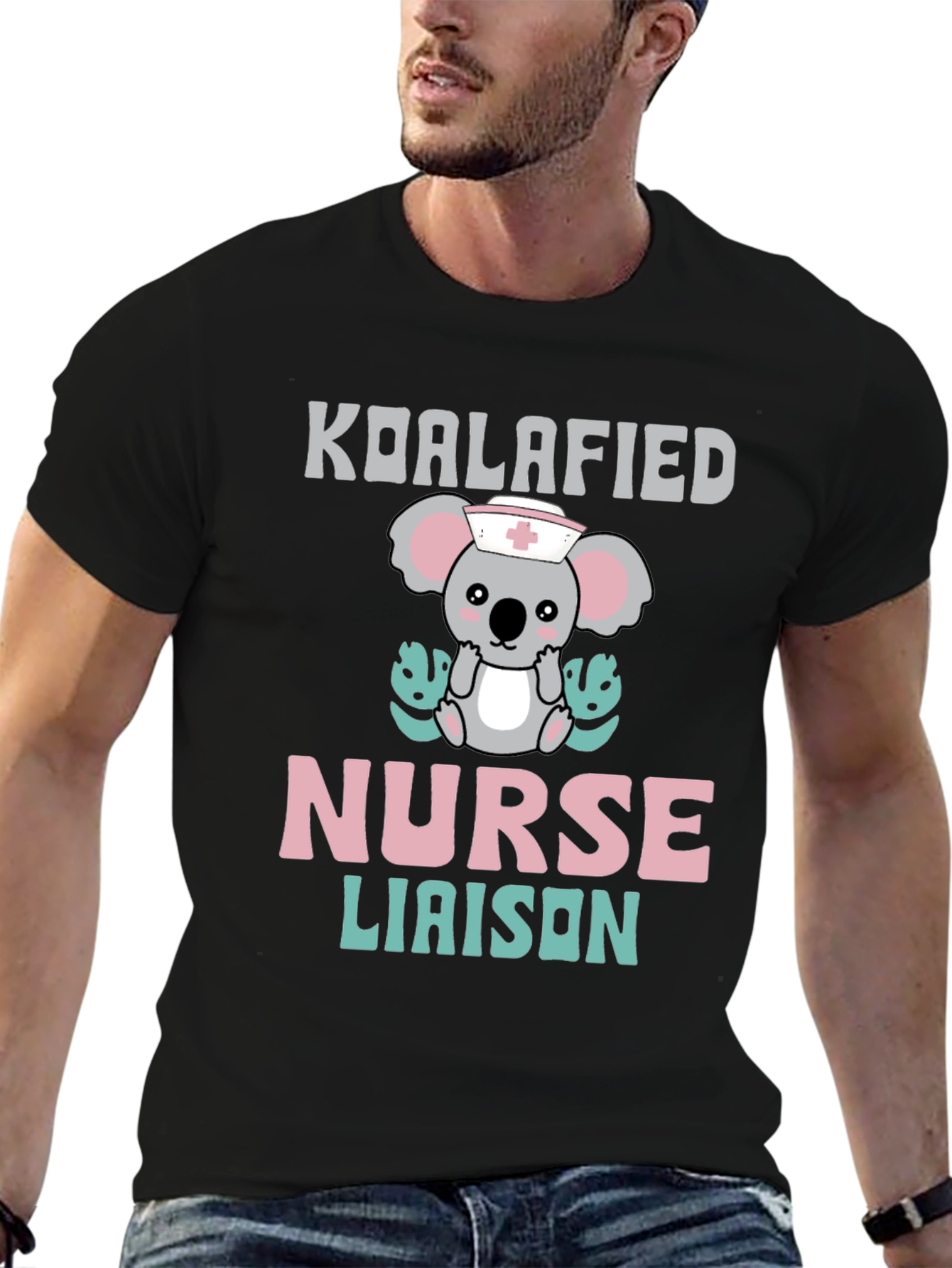 Koalafied Nurse Liaison T-Shirt - Cute Koala Graphic Tee