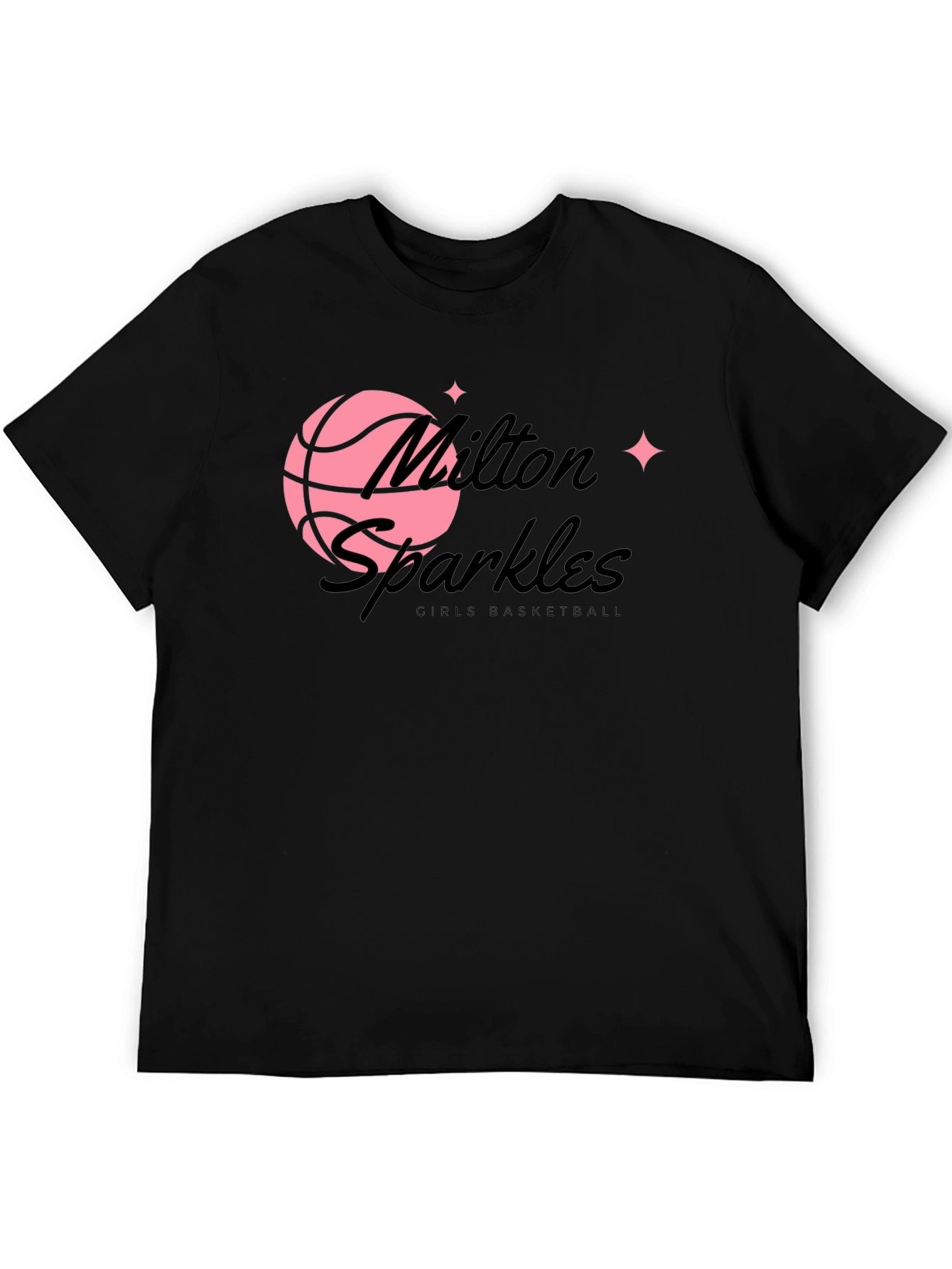 Milton Sparkles Basketball T-Shirt