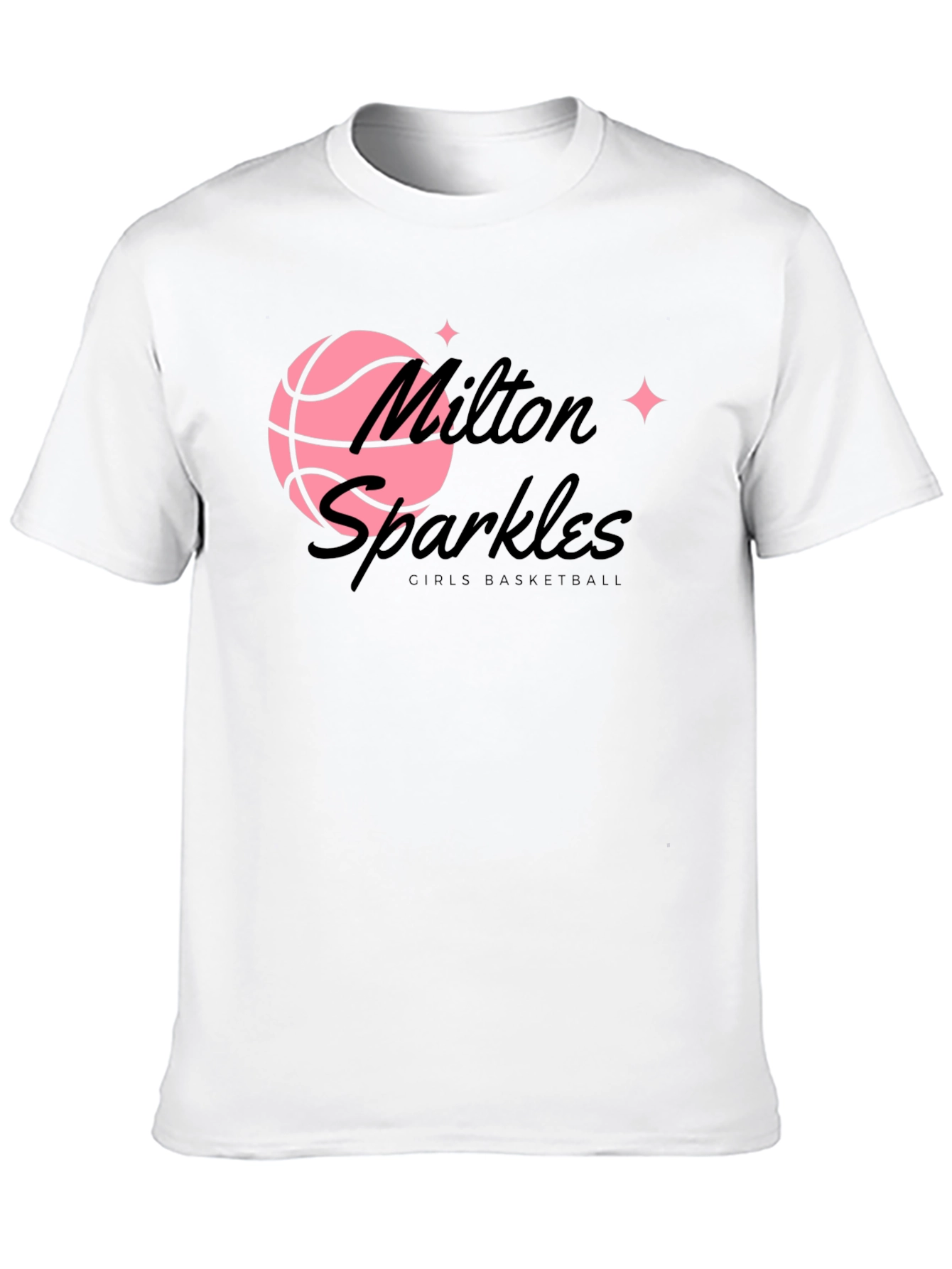 Milton Sparkles Basketball T-Shirt