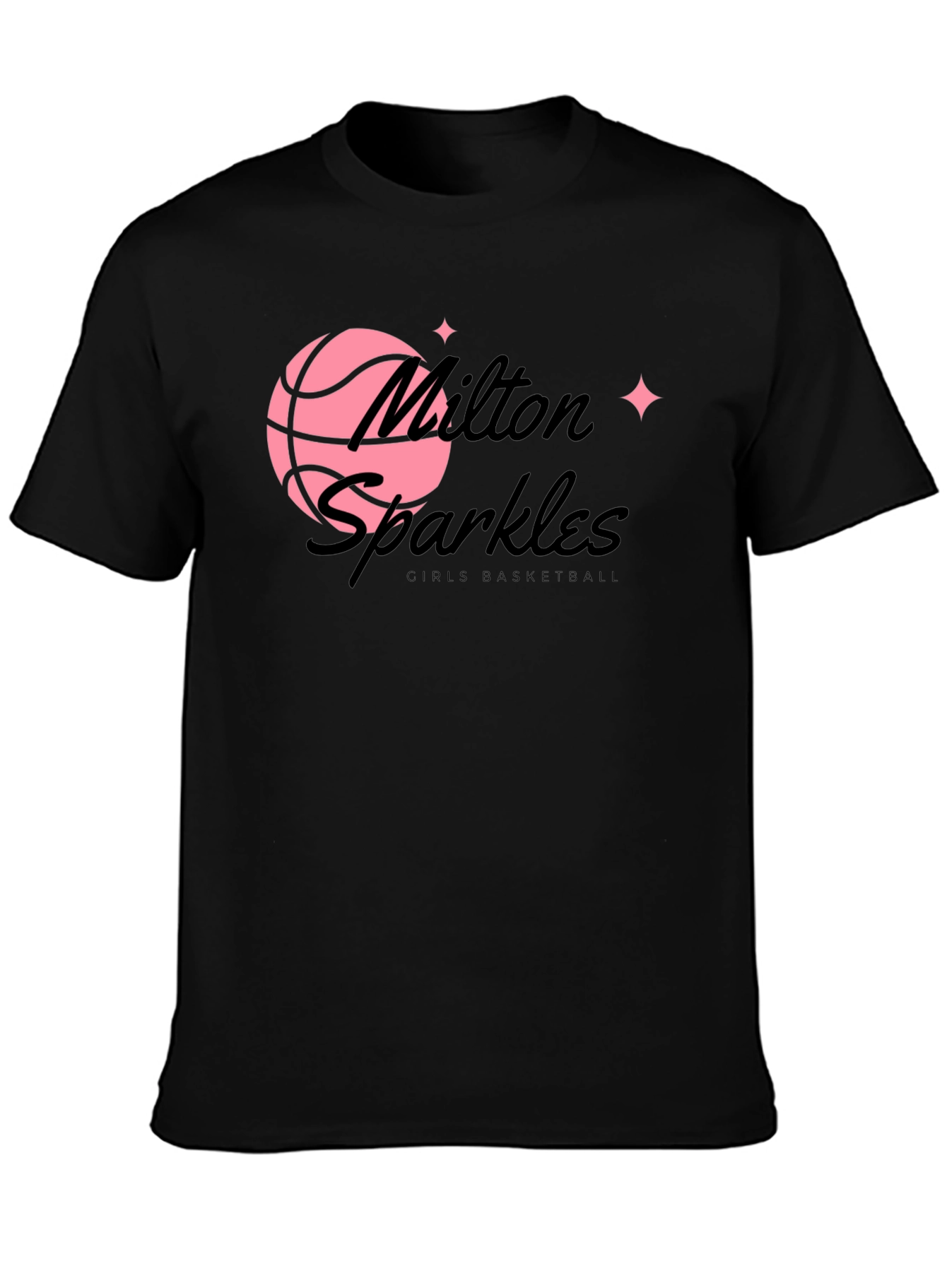Milton Sparkles Basketball T-Shirt