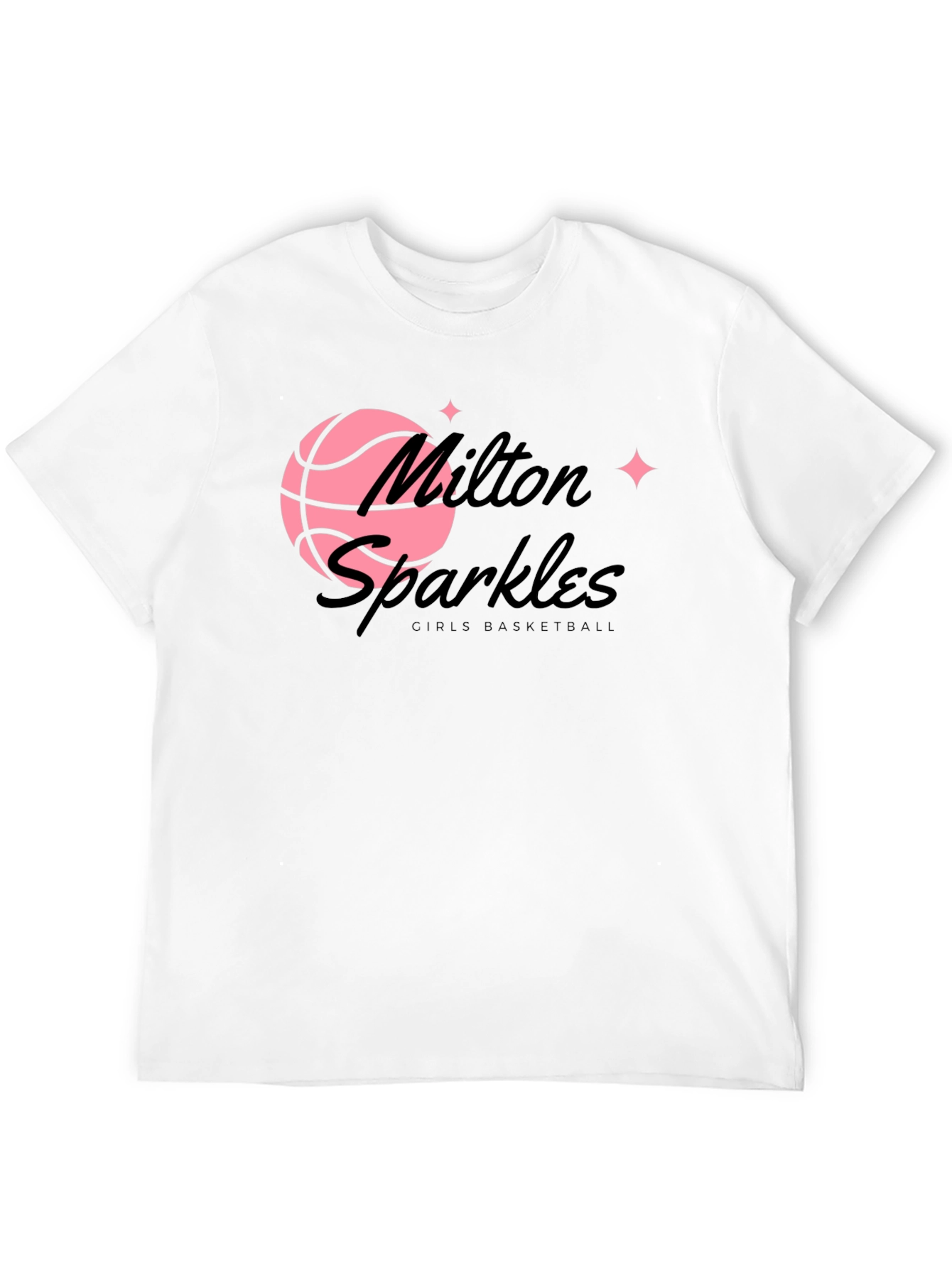 Milton Sparkles Basketball T-Shirt