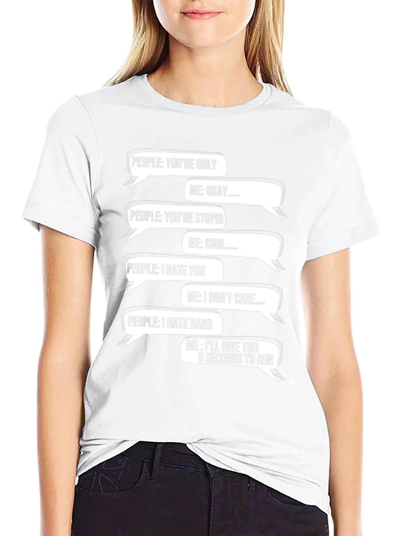Funny Sarcastic T-Shirt - People vs. Me