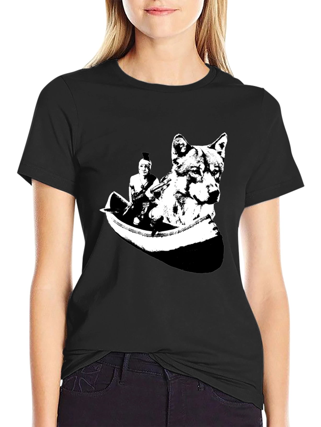 Native American Wolf T-Shirt
