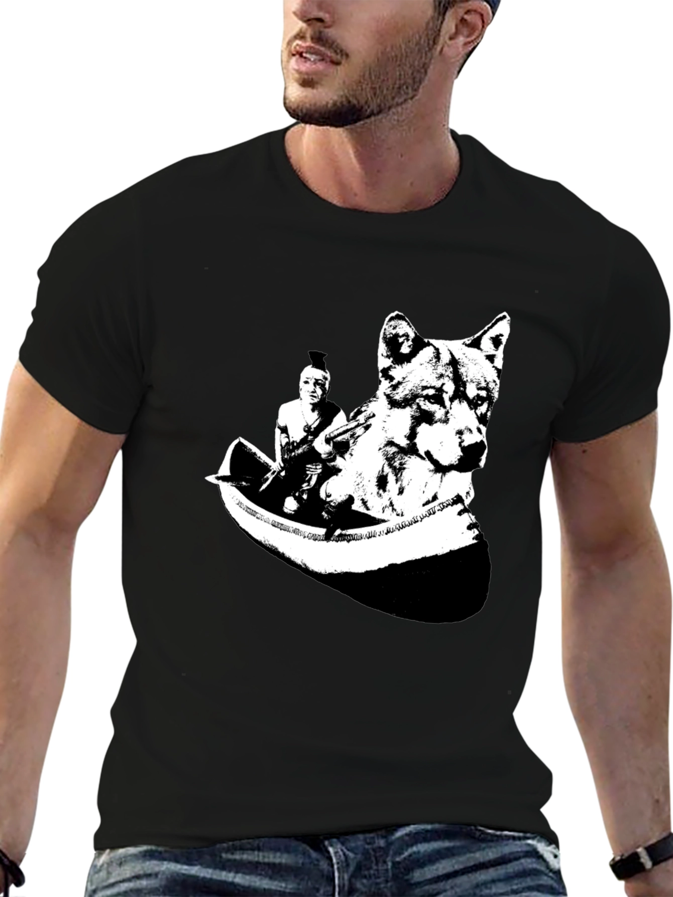 Native American Wolf T-Shirt
