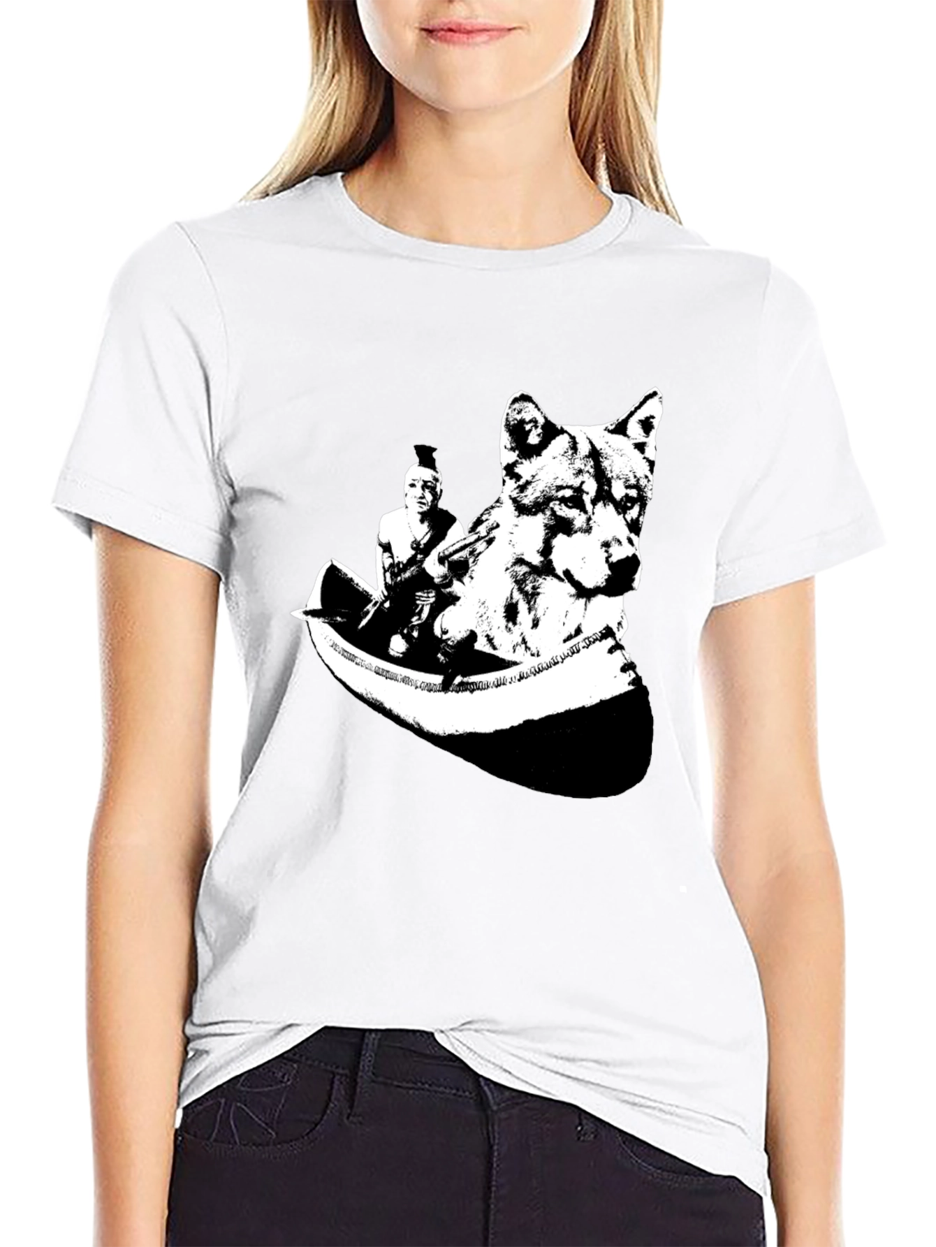 Native American Wolf T-Shirt