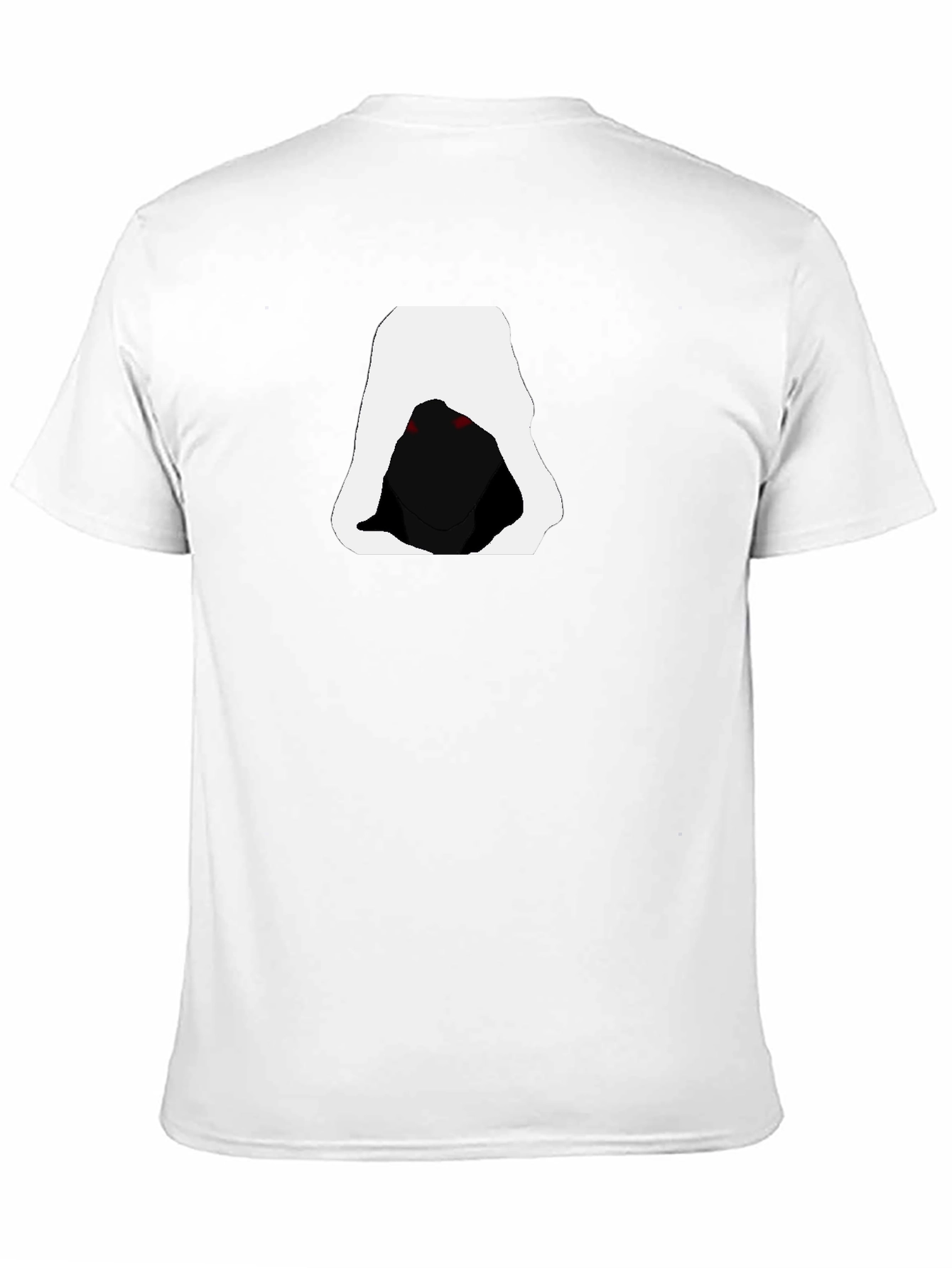 Hooded Figure Graphic Tee - Mens Black T-Shirt