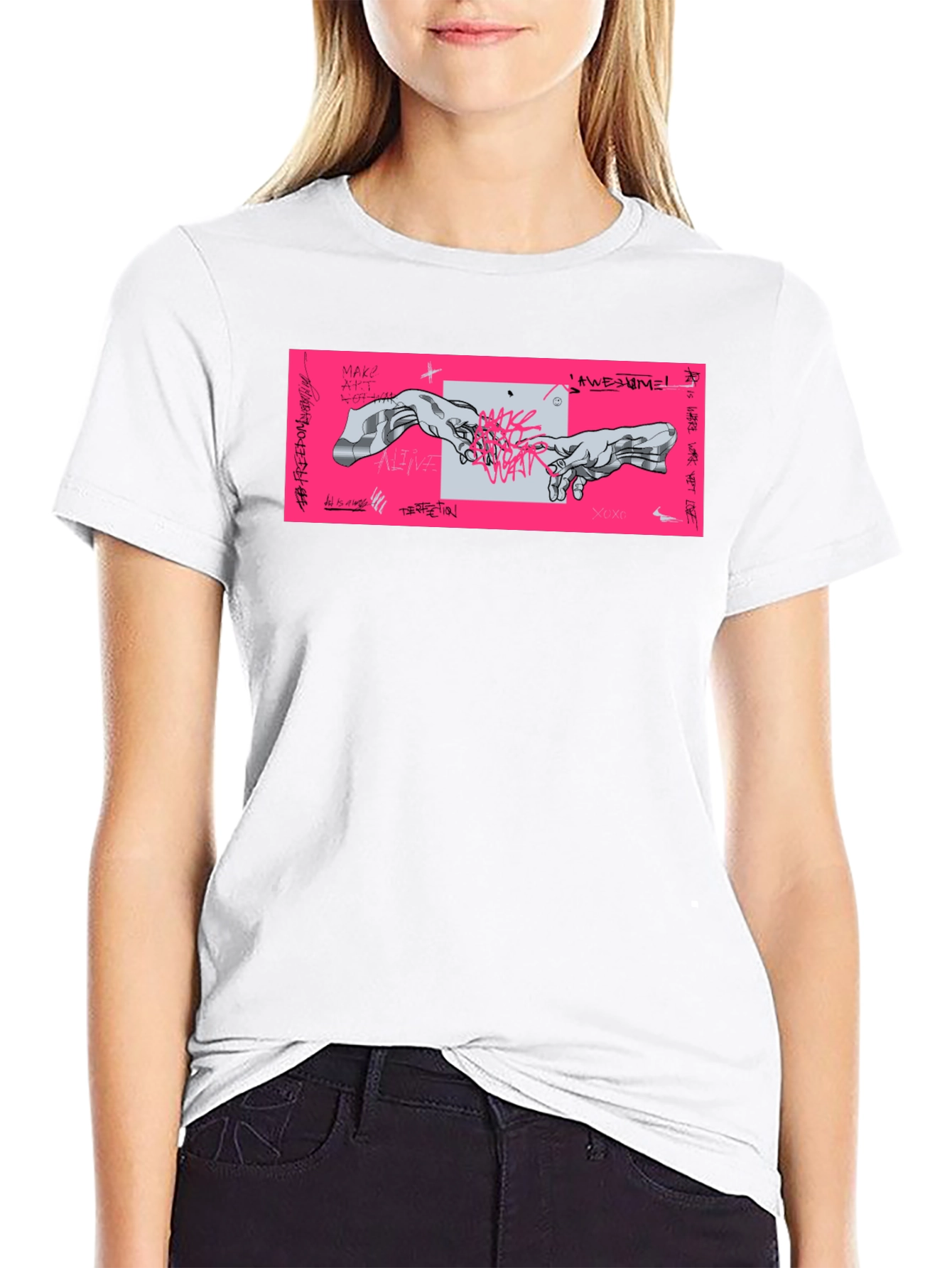 Modern Creation of Adam Graphic Tee