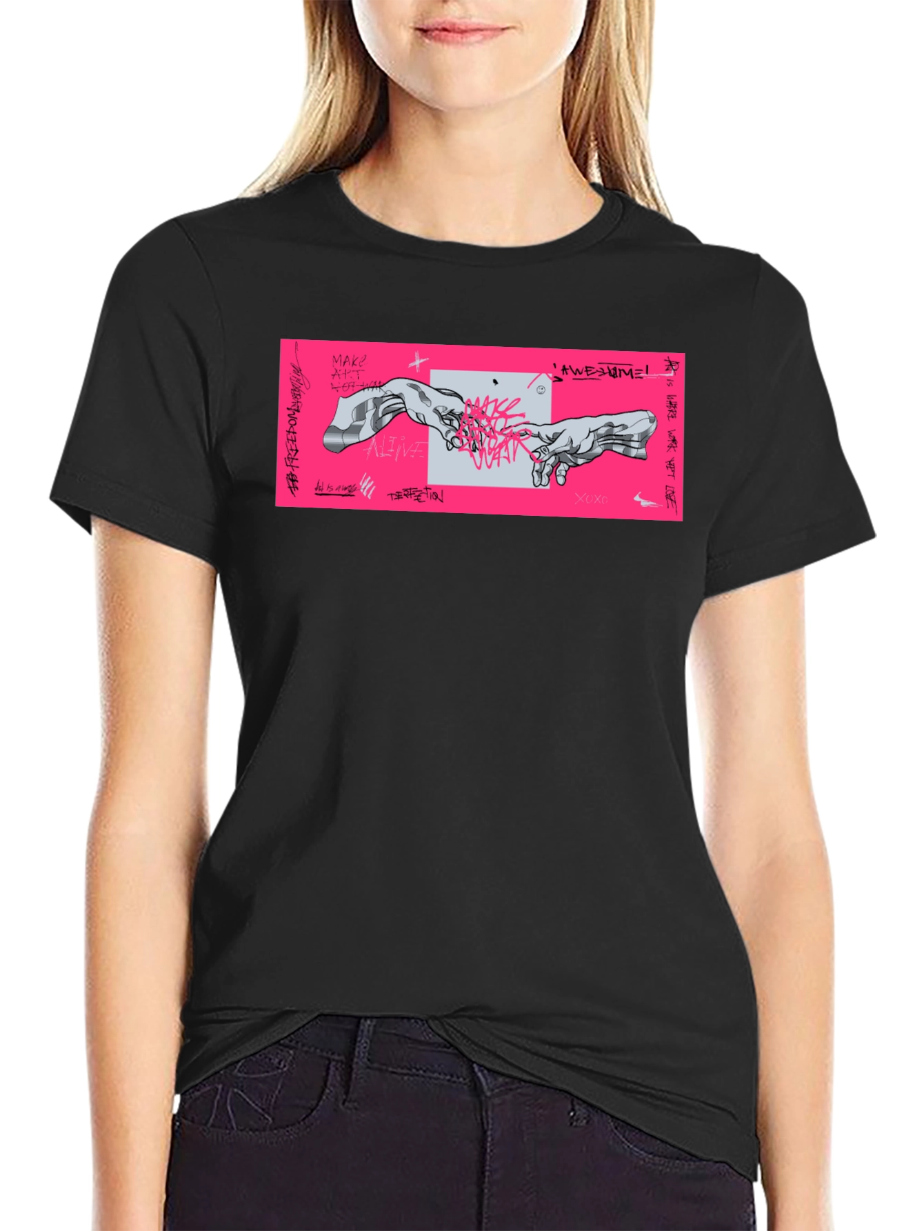 Modern Creation of Adam Graphic Tee