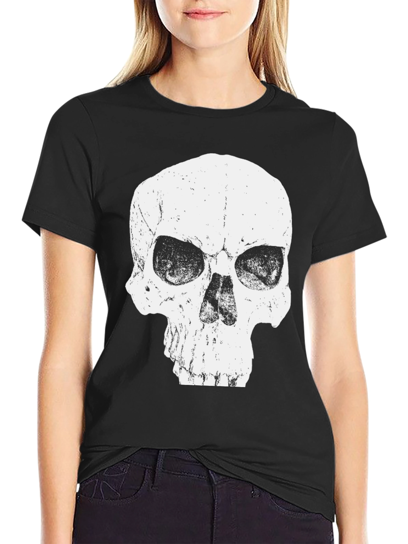 Skull Graphic T-Shirt - Edgy Design