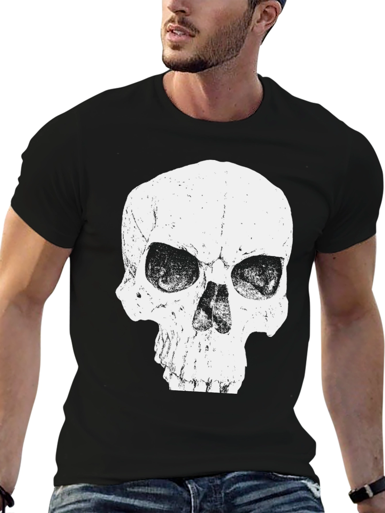 Skull Graphic T-Shirt - Edgy Design