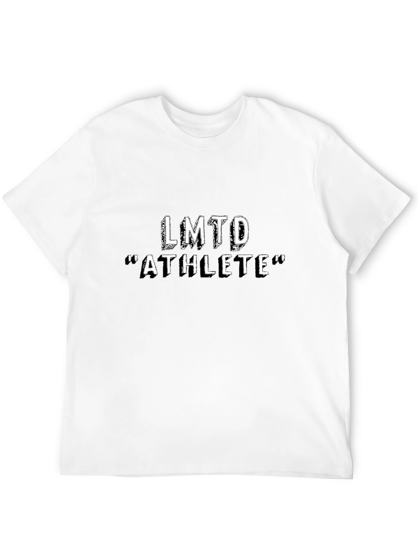 LMTD Athlete Graphic Black T-Shirt Casual Wear