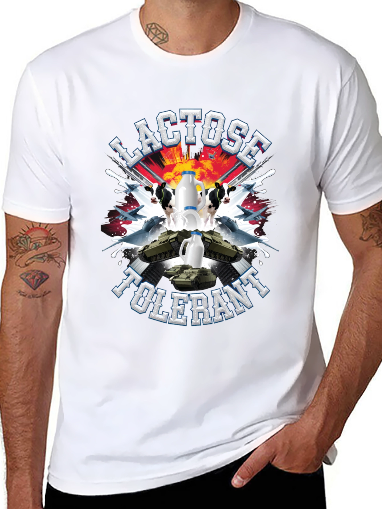 Lactose Tolerant Graphic T-Shirt