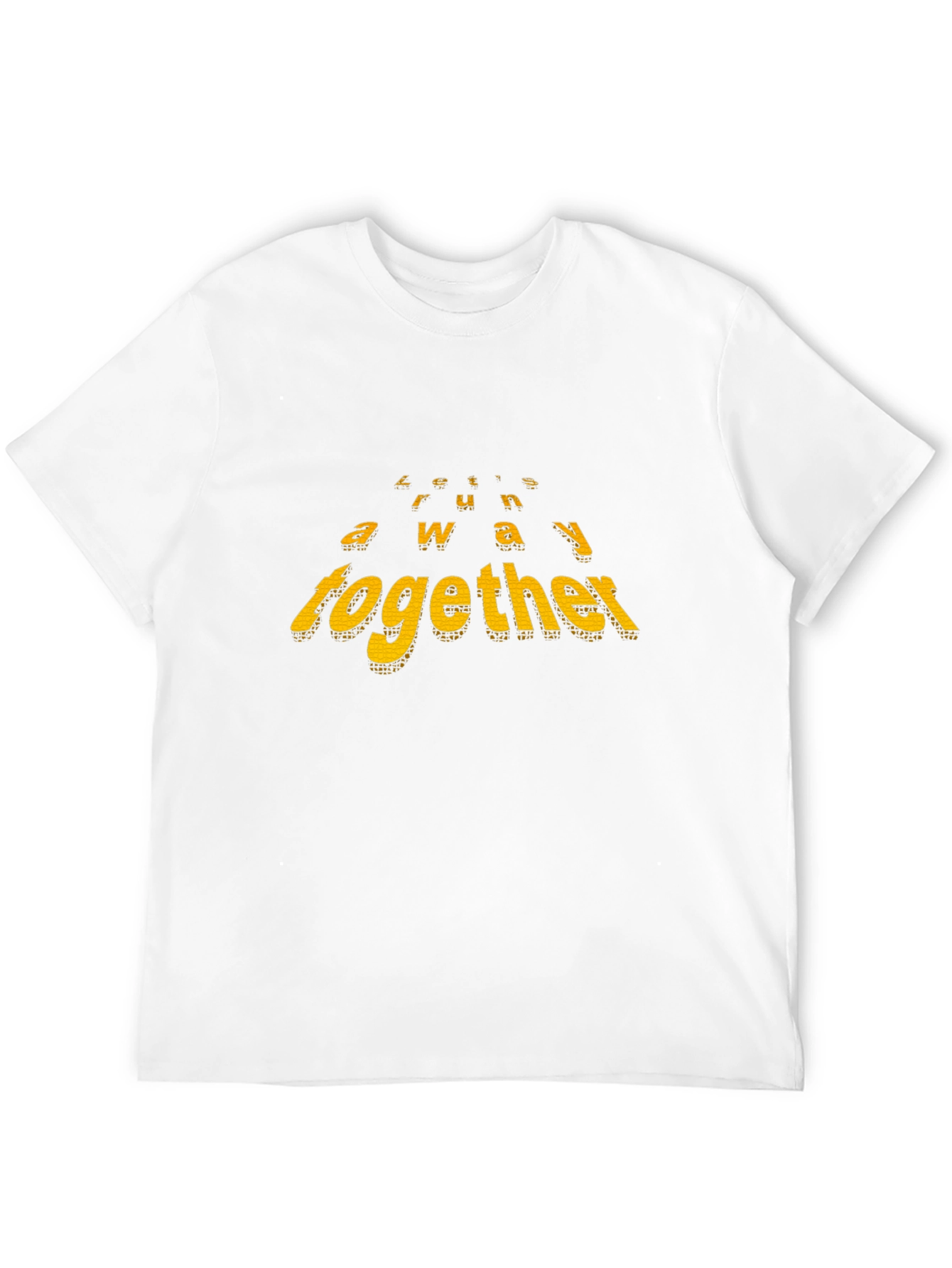 Lets Run Away Together Black T-Shirt