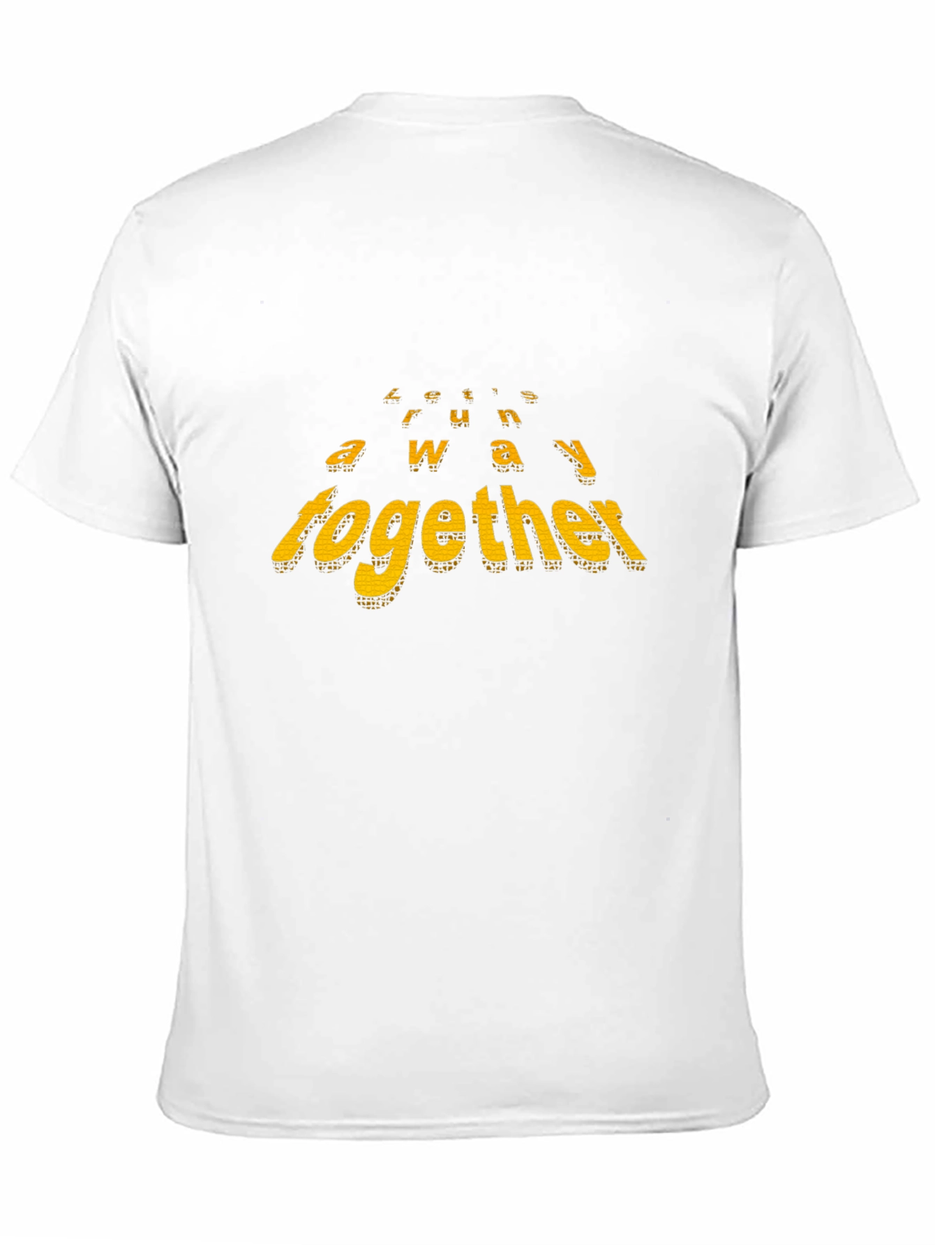 Lets Run Away Together Black T-Shirt