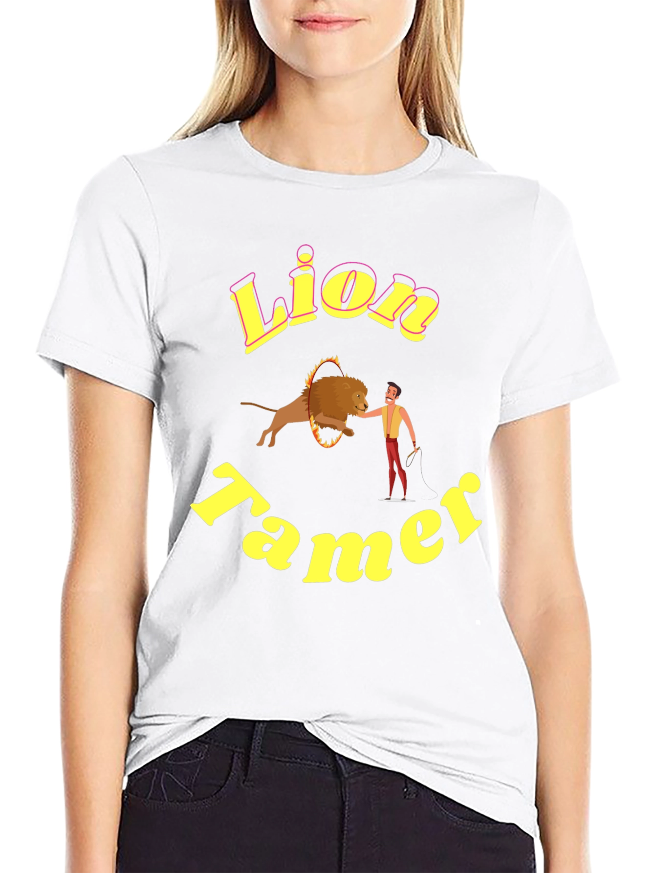 Lion Tamer Graphic Tee - Circus Inspired Design