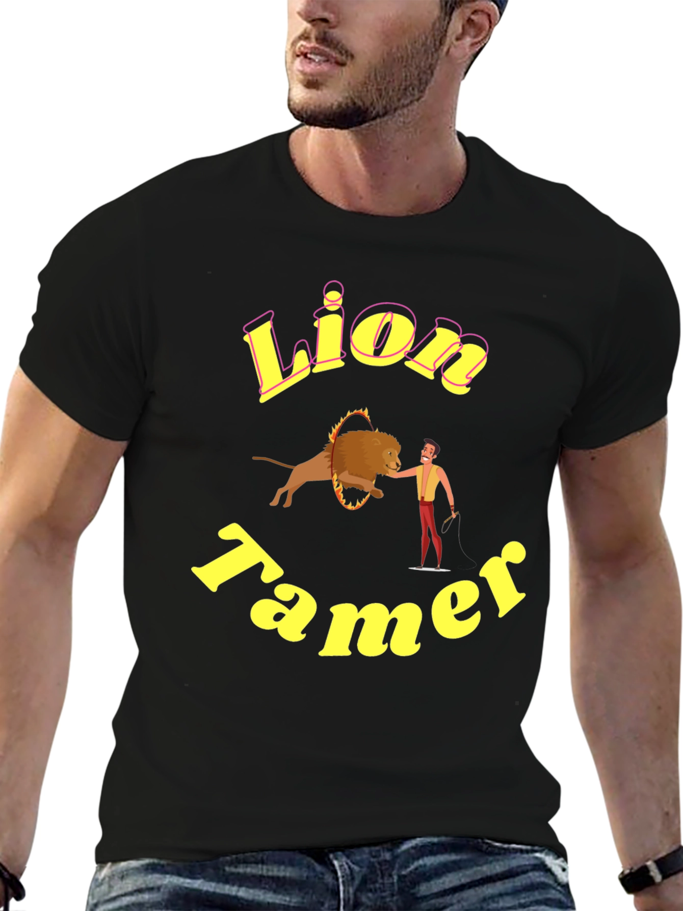 Lion Tamer Graphic Tee - Circus Inspired Design