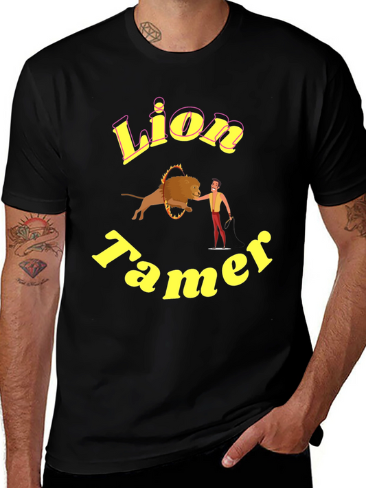 Lion Tamer Graphic Tee - Circus Inspired Design