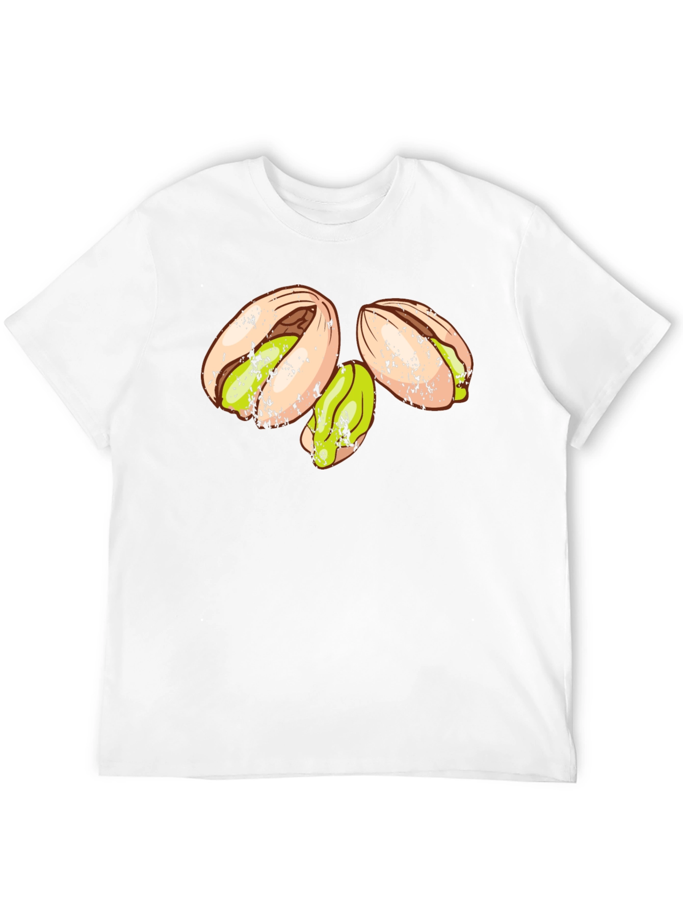 Pistachio Graphic Tee - Casual Cotton T-Shirt