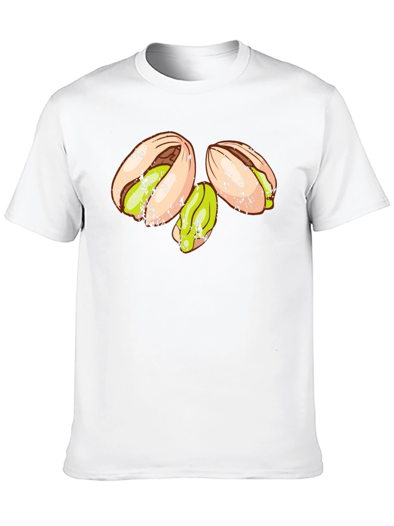 Pistachio Graphic Tee - Casual Cotton T-Shirt
