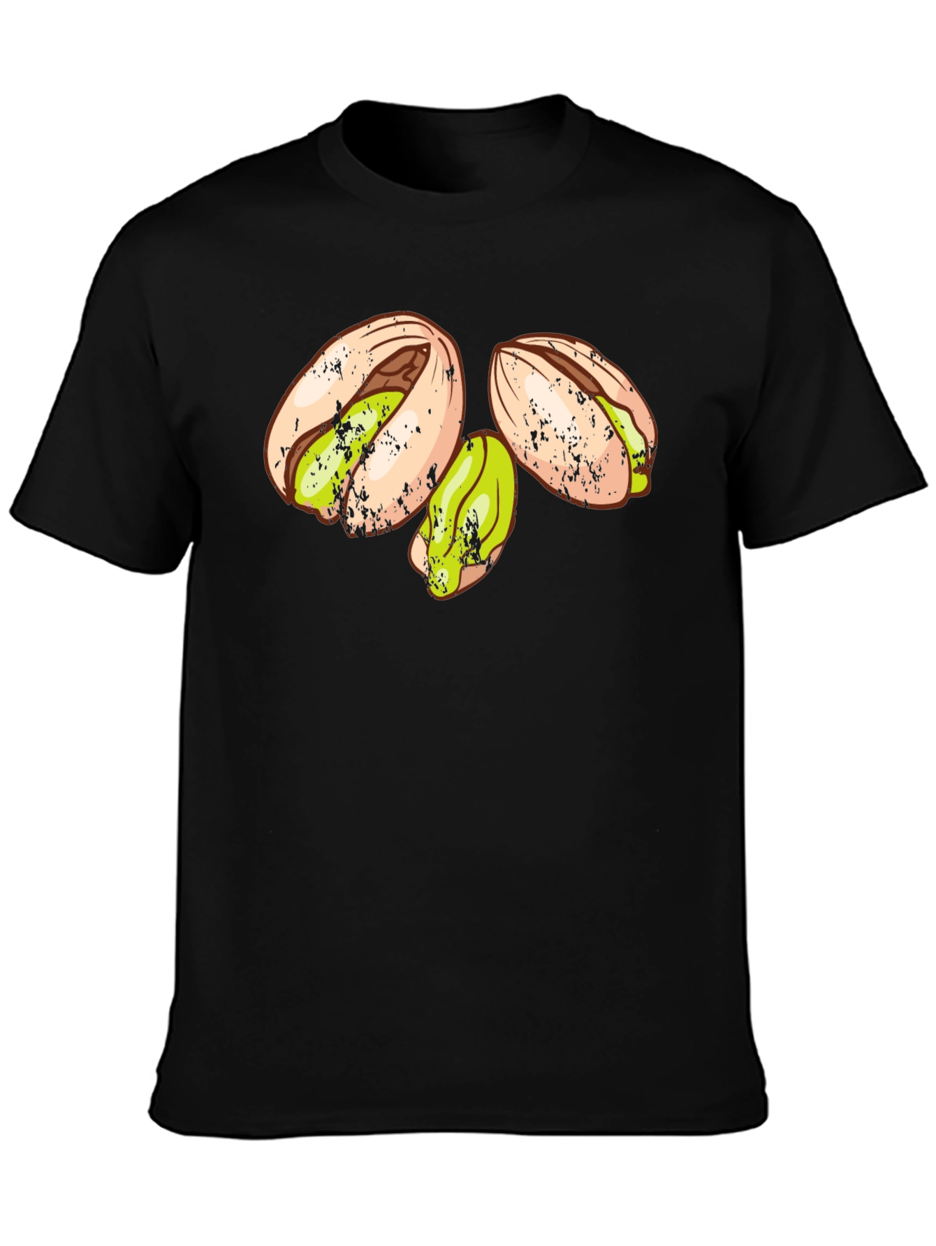 Pistachio Graphic Tee - Casual Cotton T-Shirt