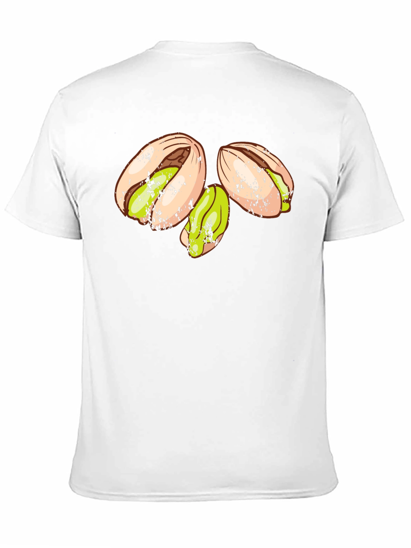 Pistachio Graphic Tee - Casual Cotton T-Shirt