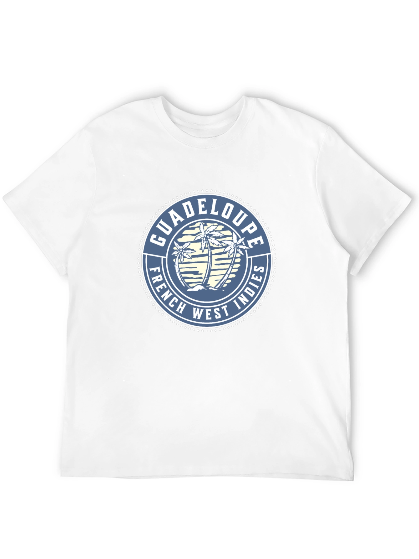 Guadeloupe French West Indies Mens Black T-Shirt