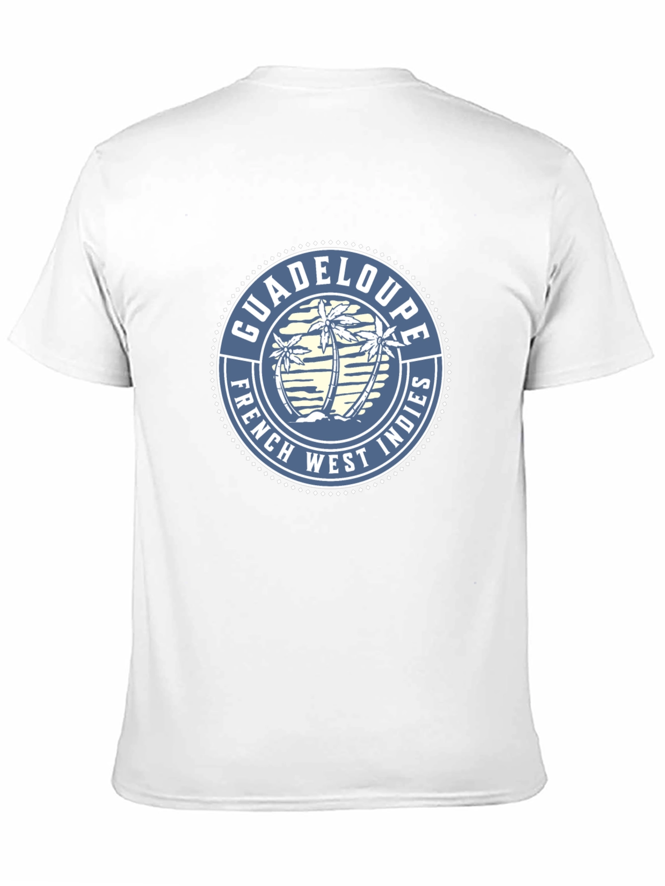Guadeloupe French West Indies Mens Black T-Shirt