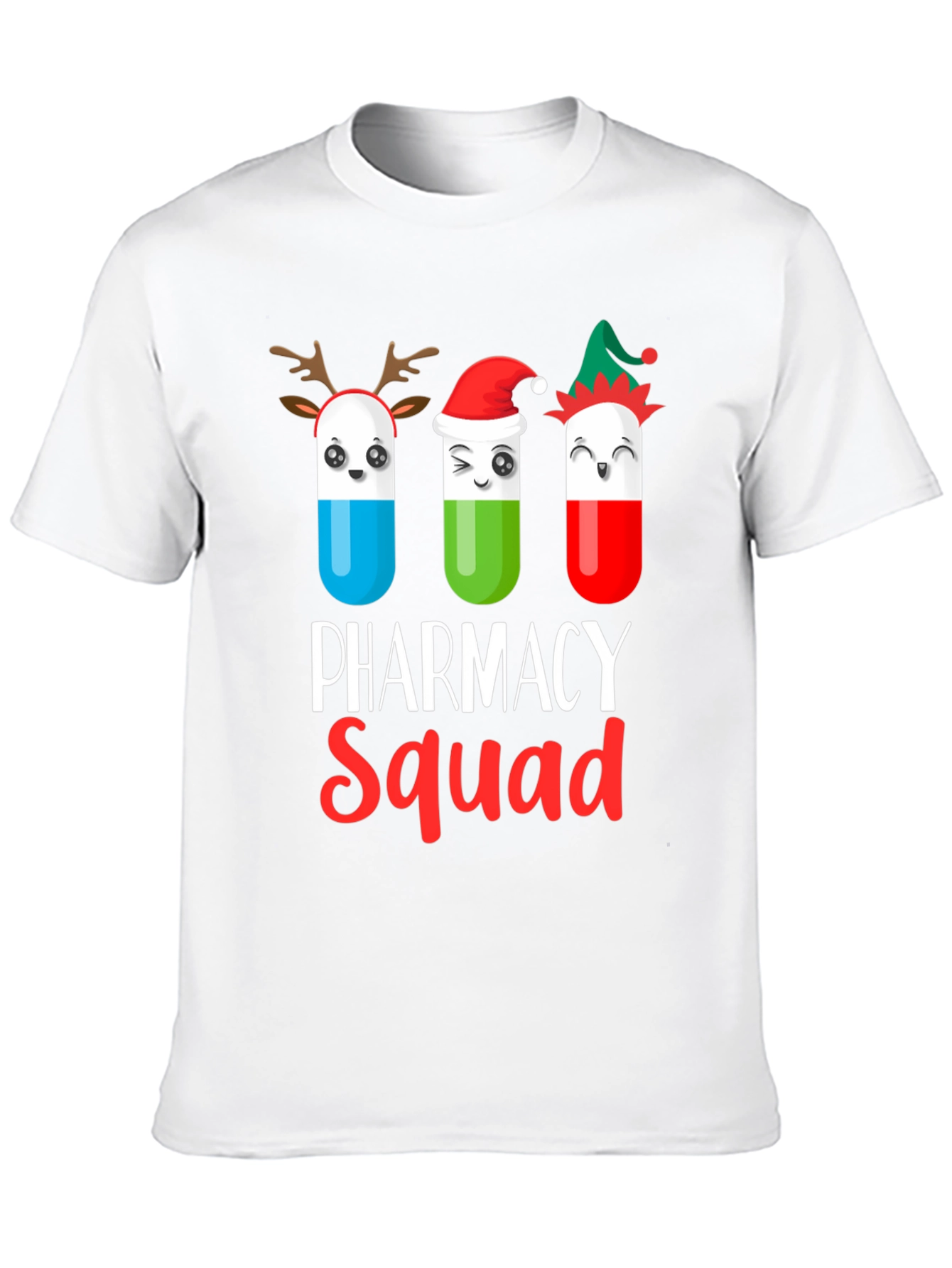 Pharmacy Squad Christmas Graphic T-Shirt