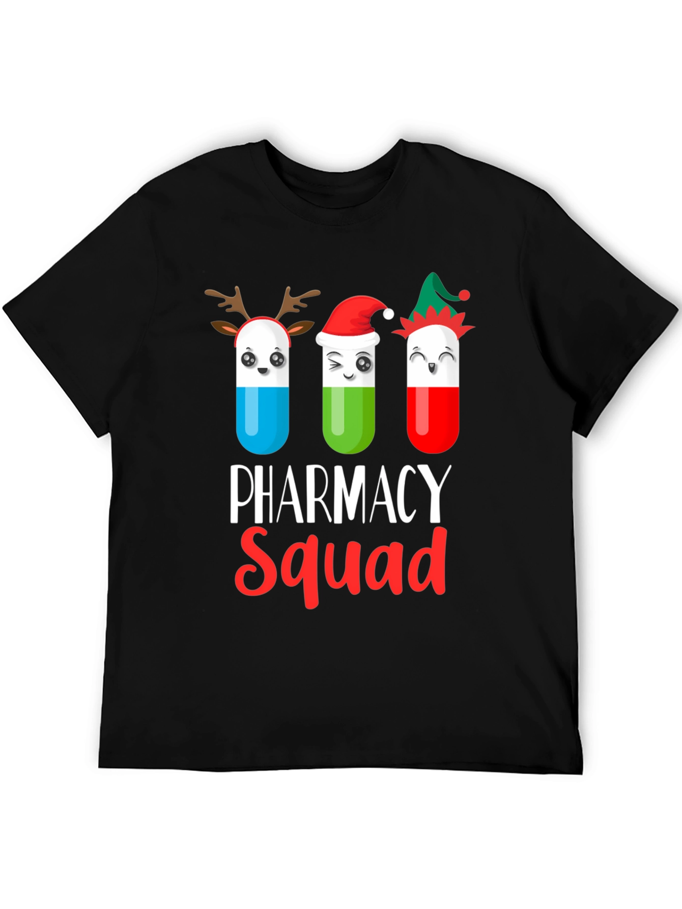 Pharmacy Squad Christmas Graphic T-Shirt