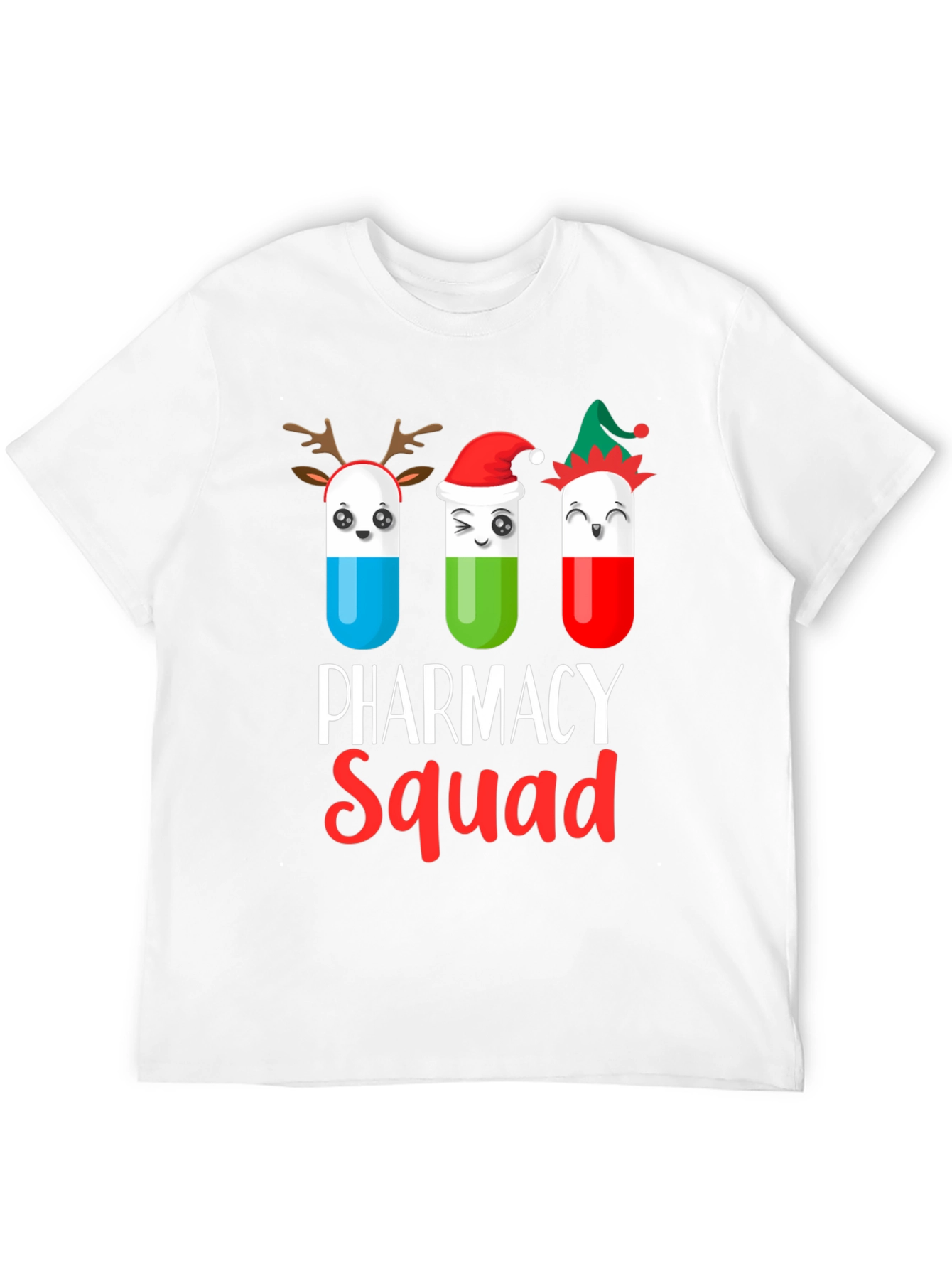 Pharmacy Squad Christmas Graphic T-Shirt