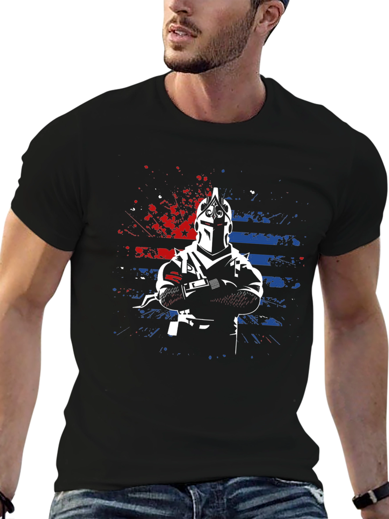 Knight Graphic T-Shirt - Bold Design
