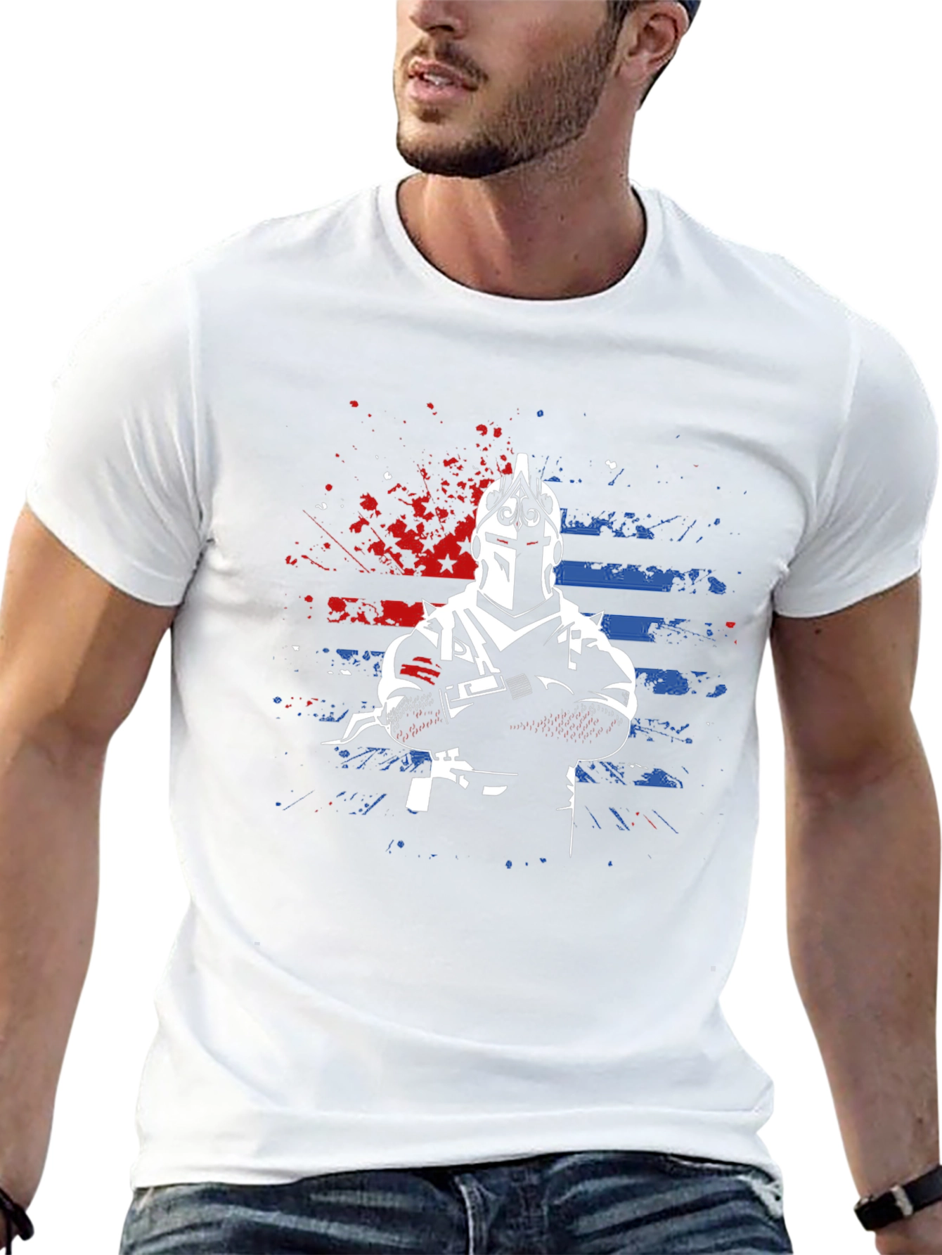 Knight Graphic T-Shirt - Bold Design