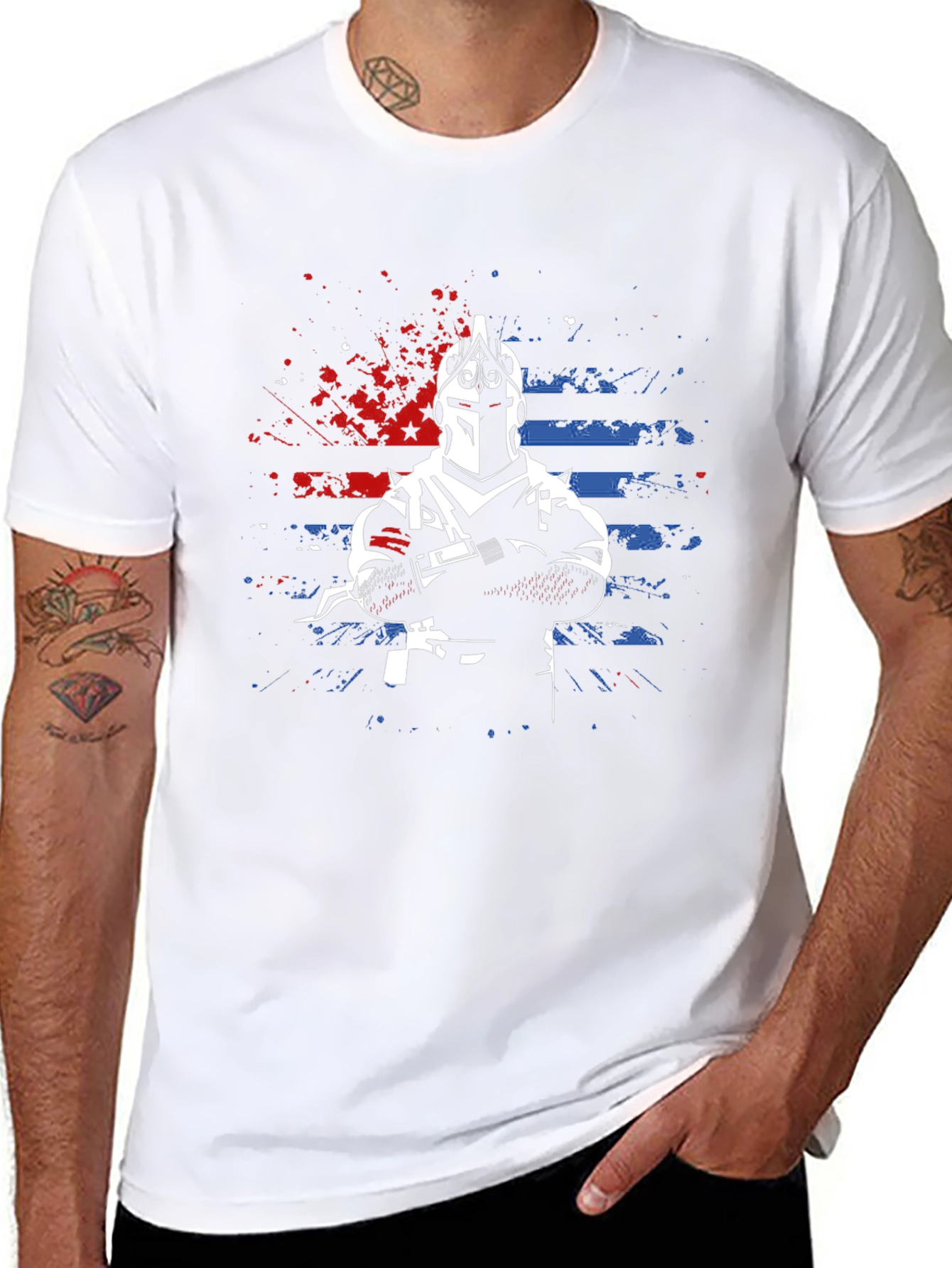 Knight Graphic T-Shirt - Bold Design
